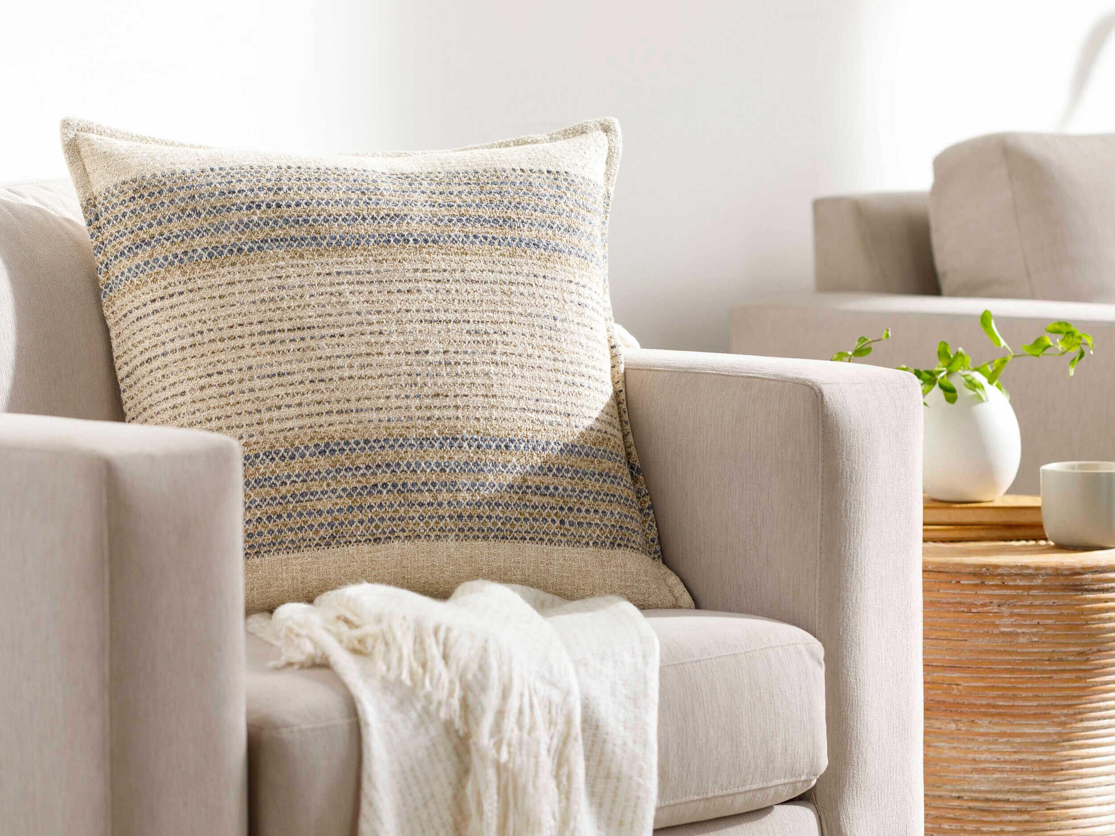 Surya Vendela Beige Pillow