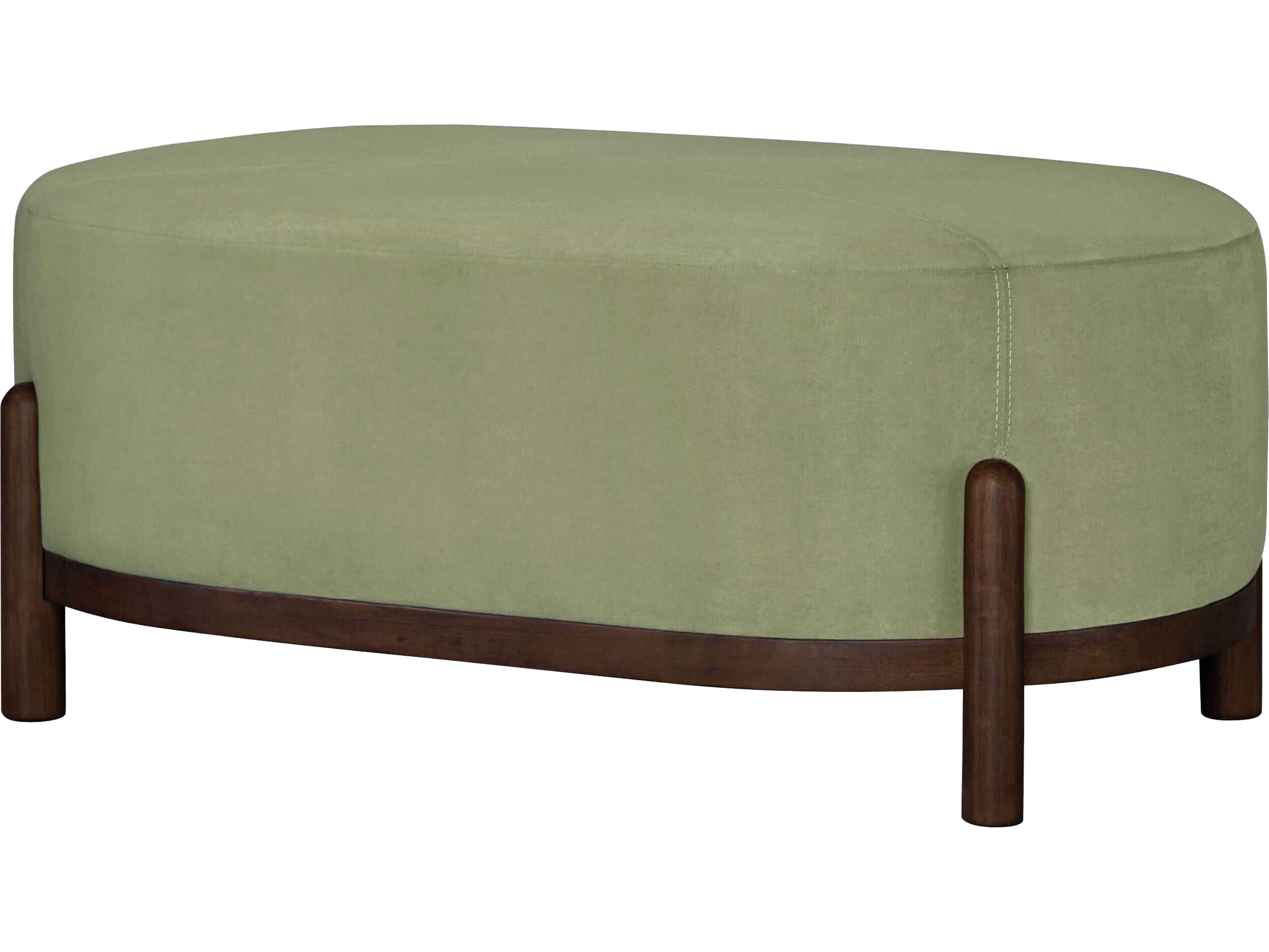 Valek Green Upholstered Ottoman
