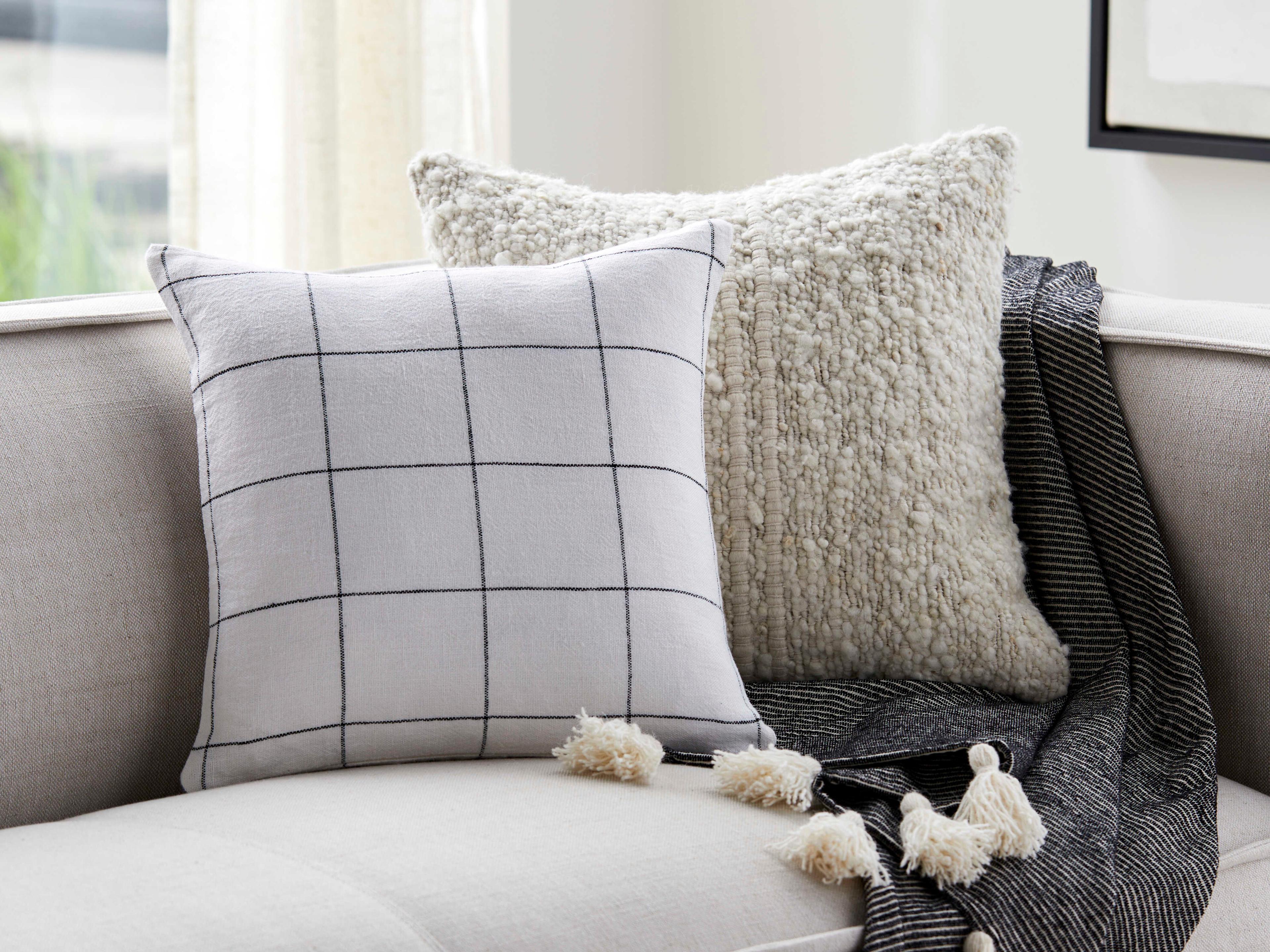 Surya Vermont Ivory Pillow