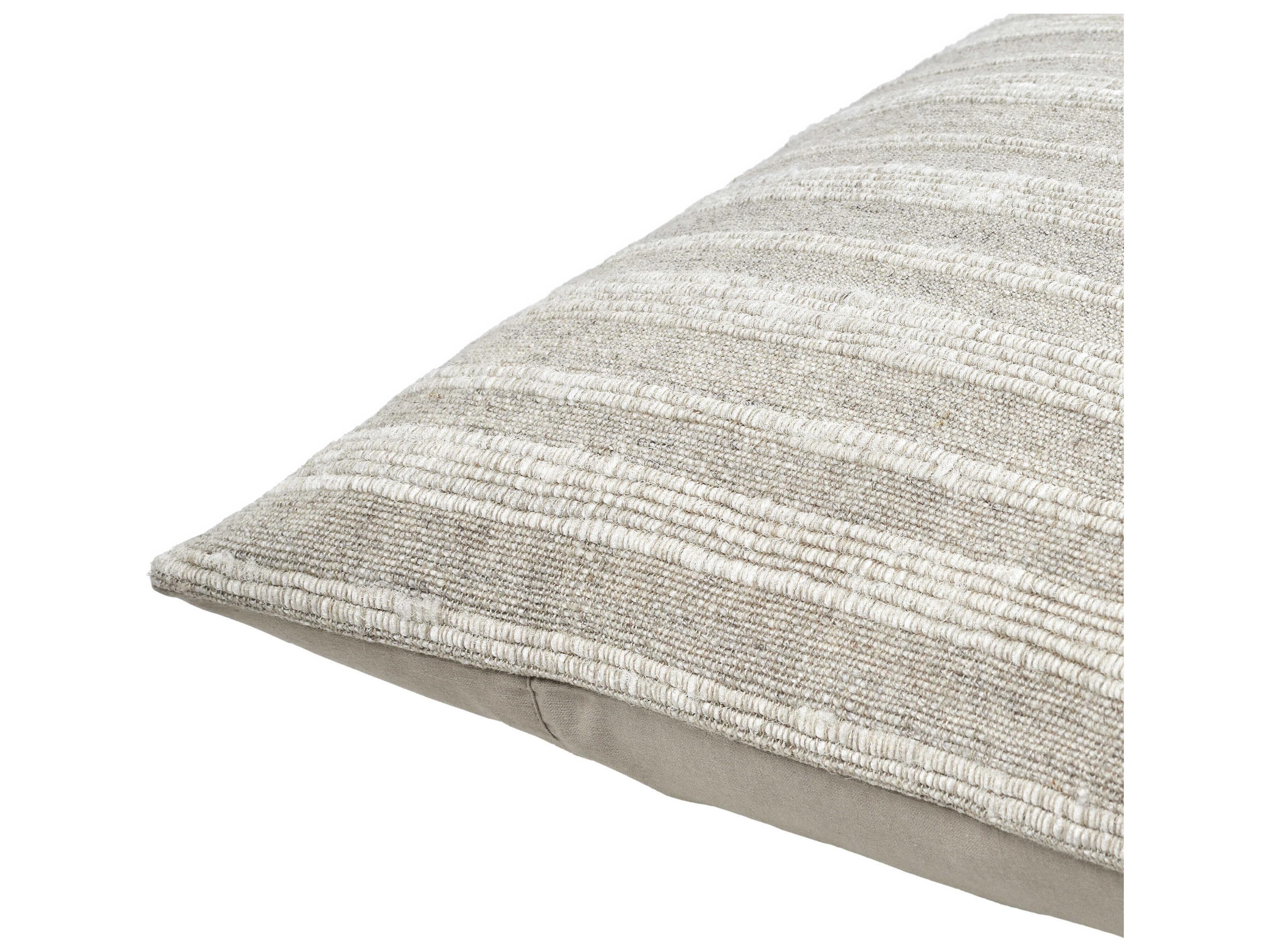 Surya Vermont Taupe Pillow