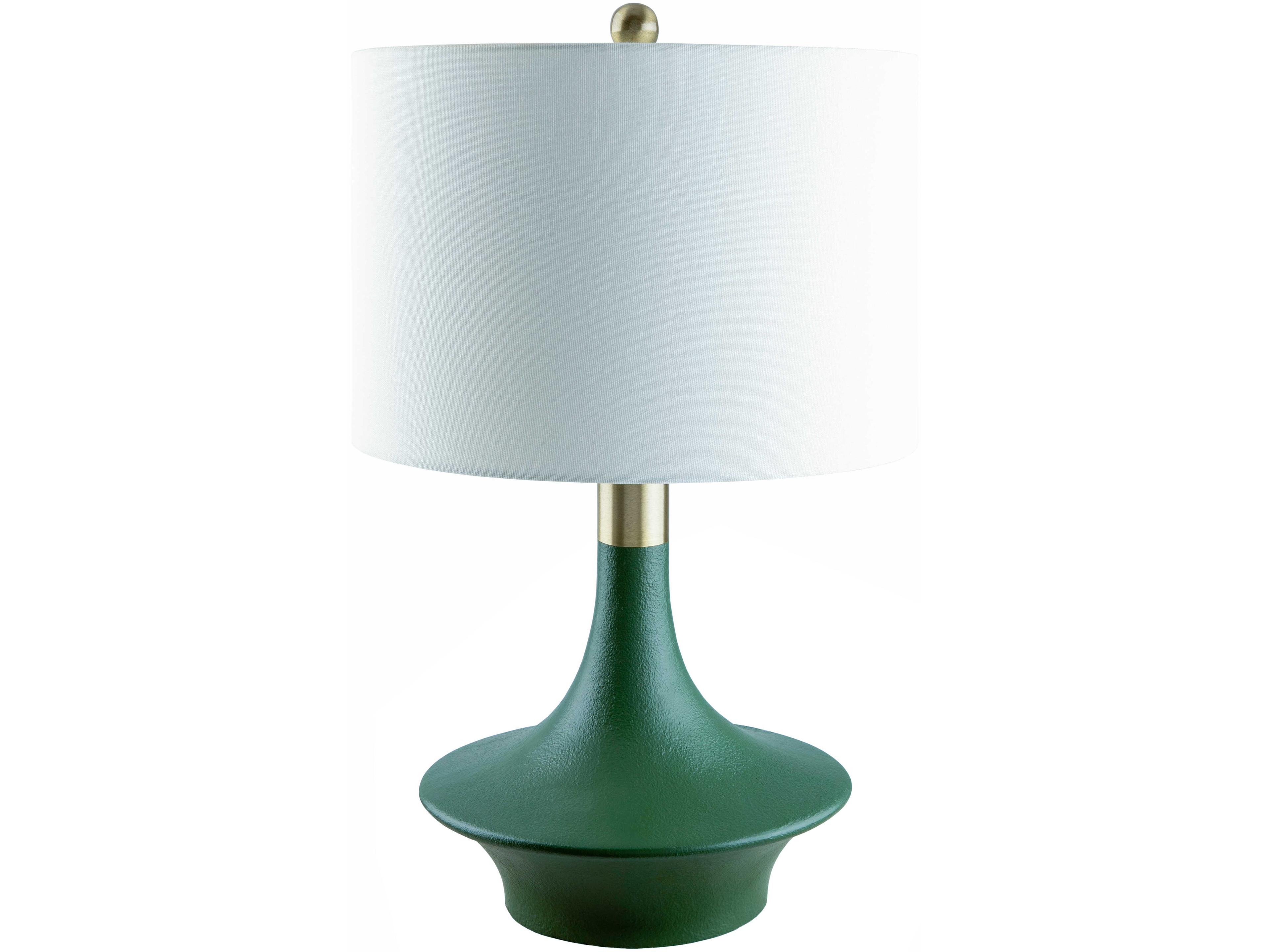 Veneto Dark Green Translucent Table Lamp