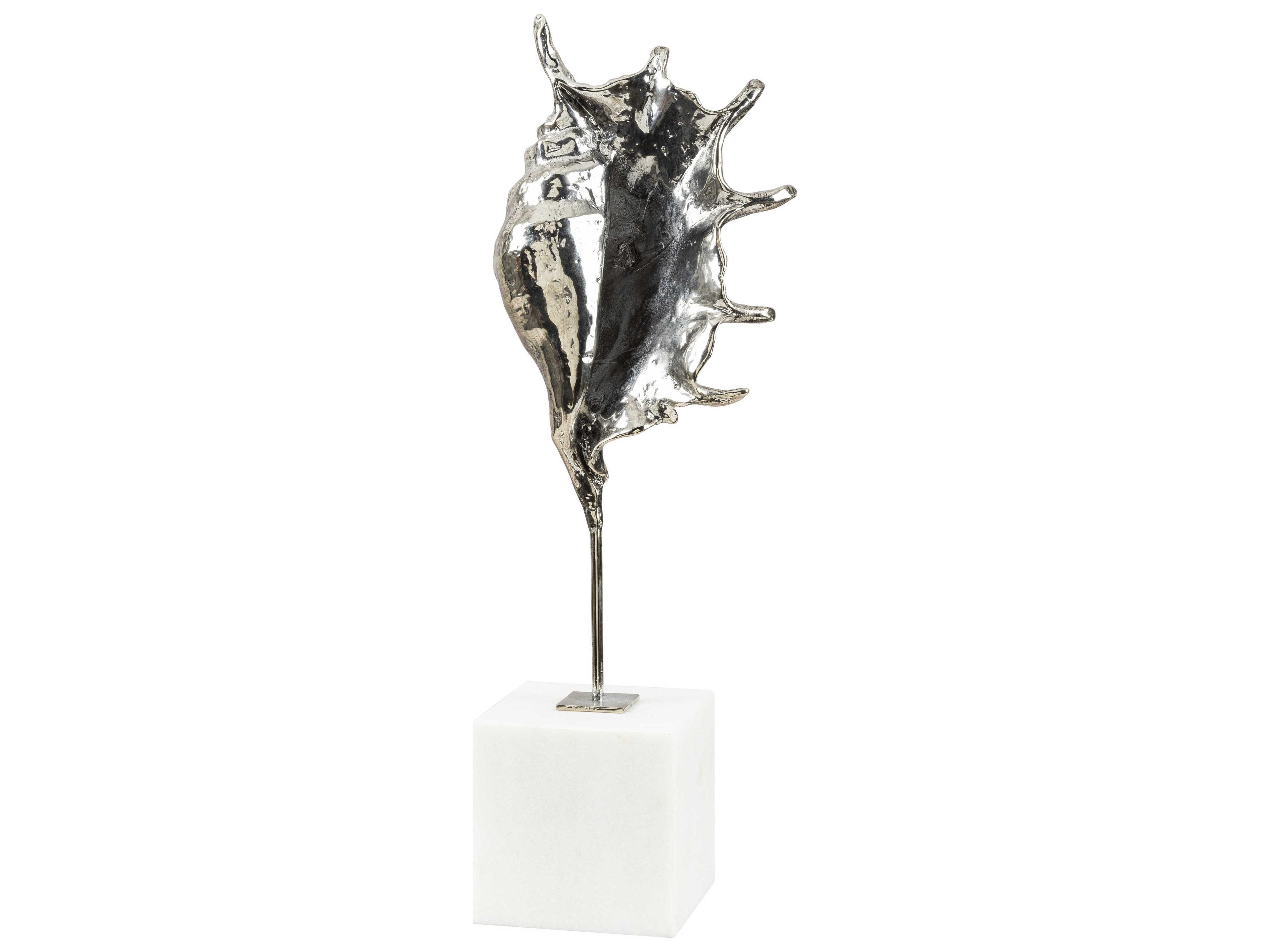 Surya Vitoria Metallic Silver Sculpture