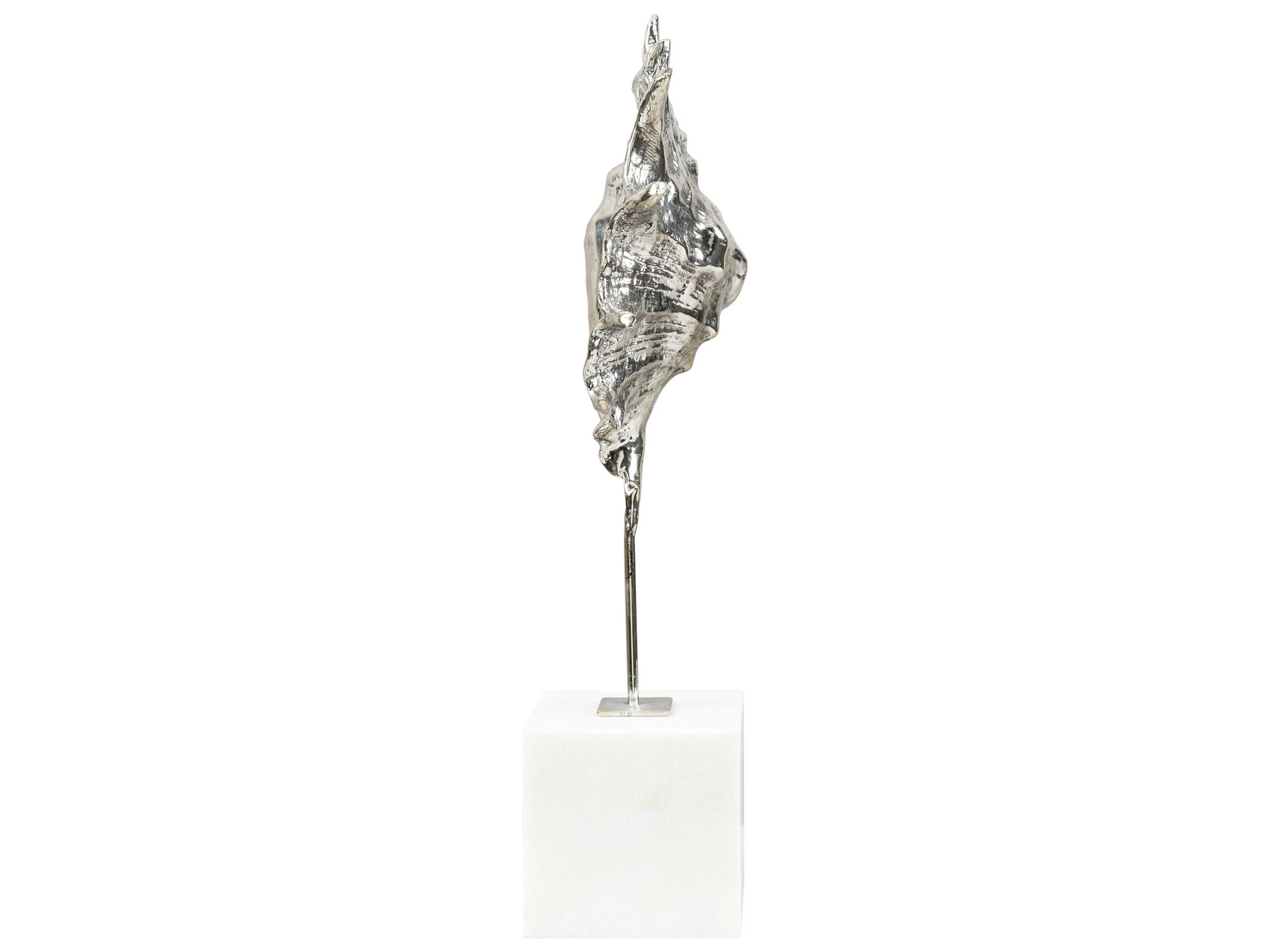 Surya Vitoria Metallic Silver Sculpture