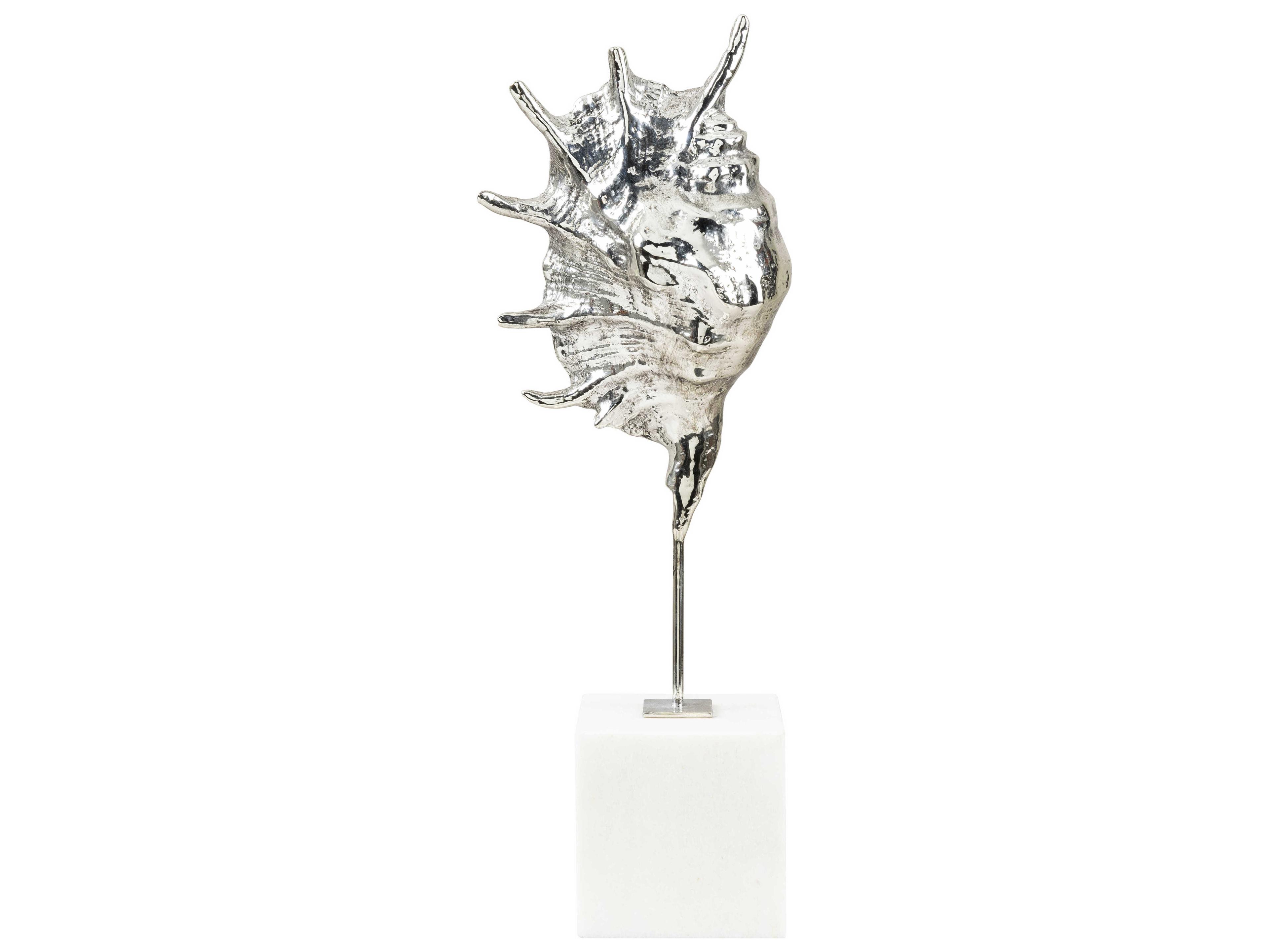 Surya Vitoria Metallic Silver Sculpture