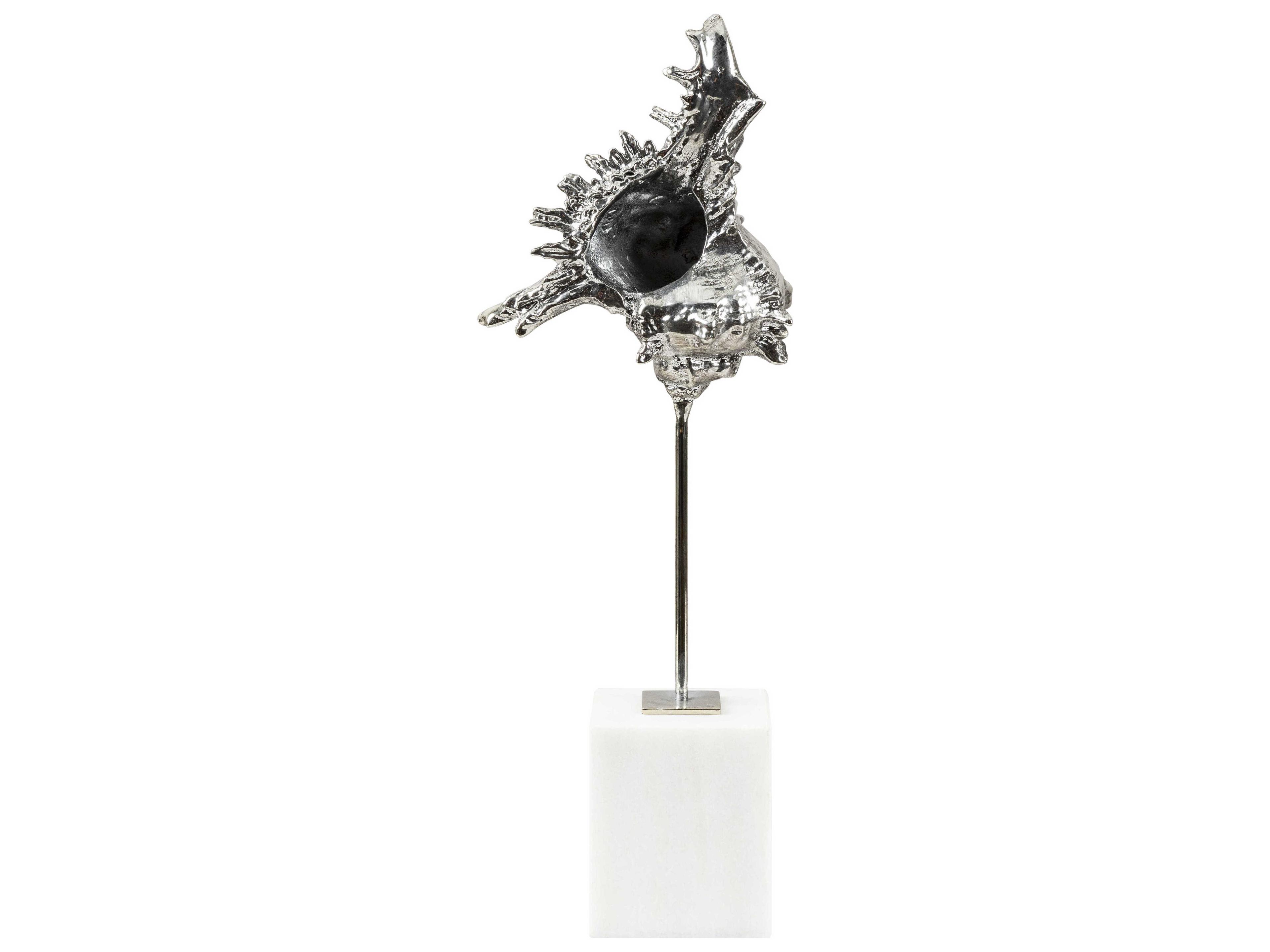 Vitoria Metallic Silver Sculpture