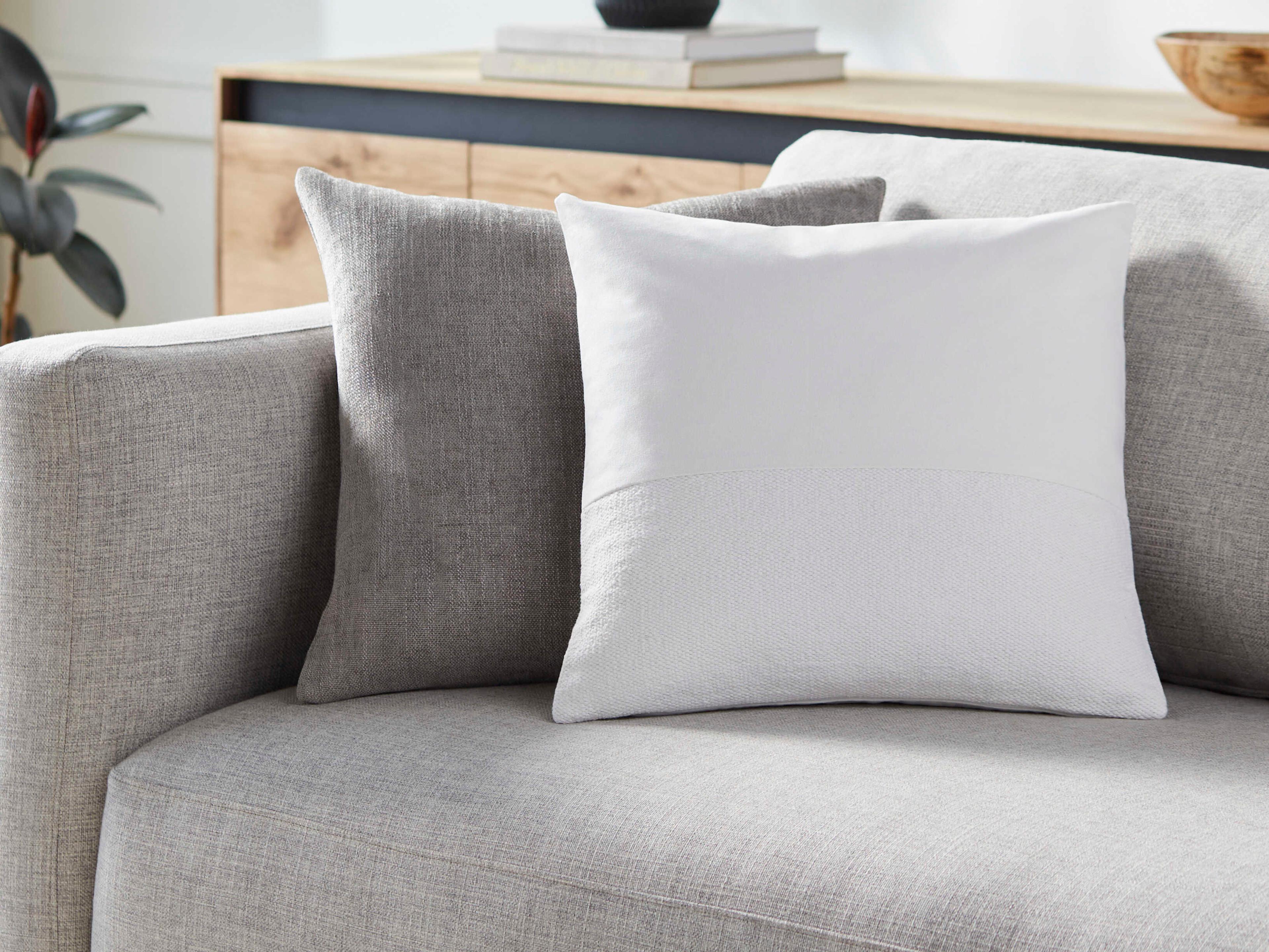 Surya Vitruvian White Pillow