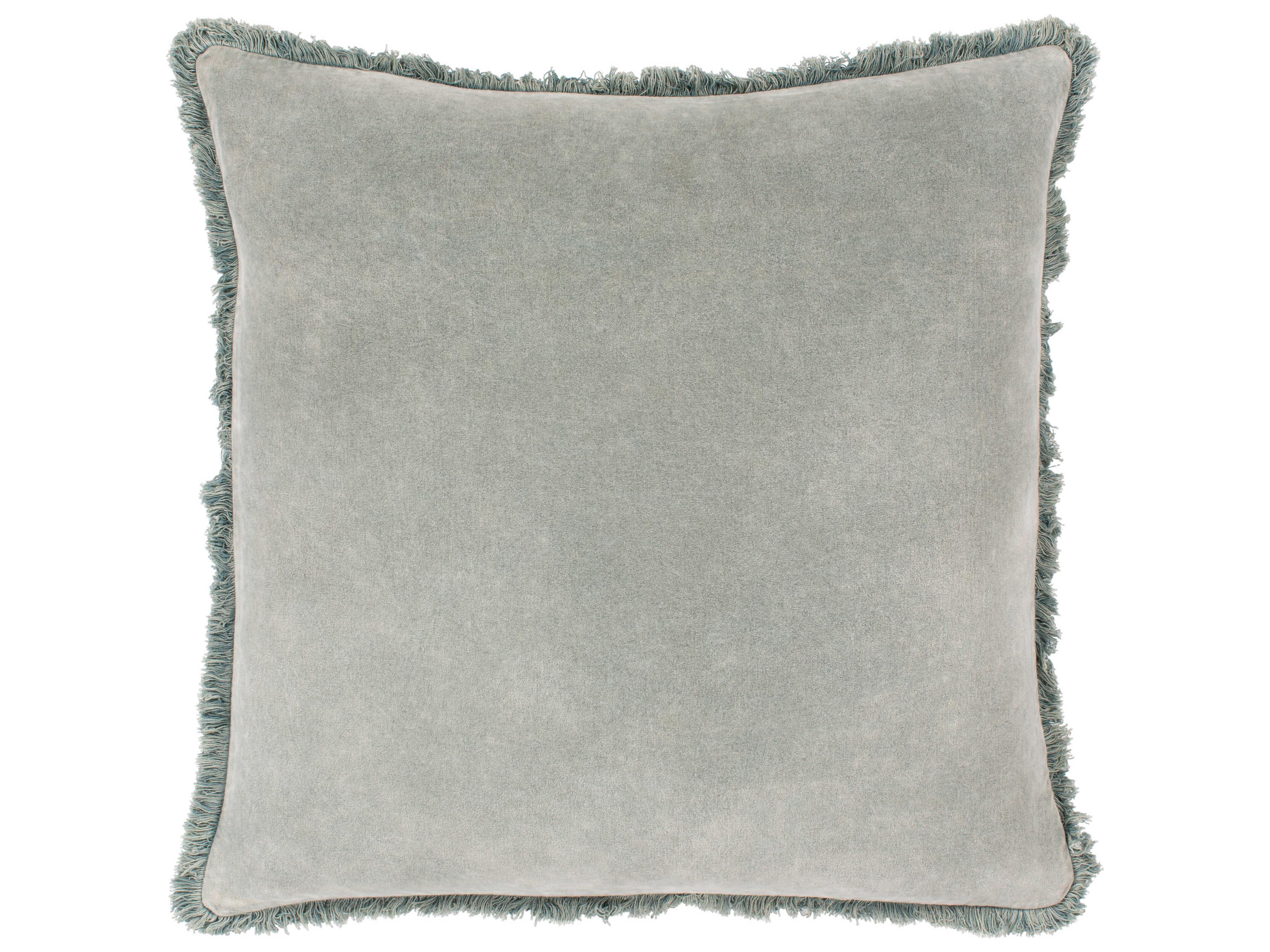 Washed Cotton Velvet Sage Pillow