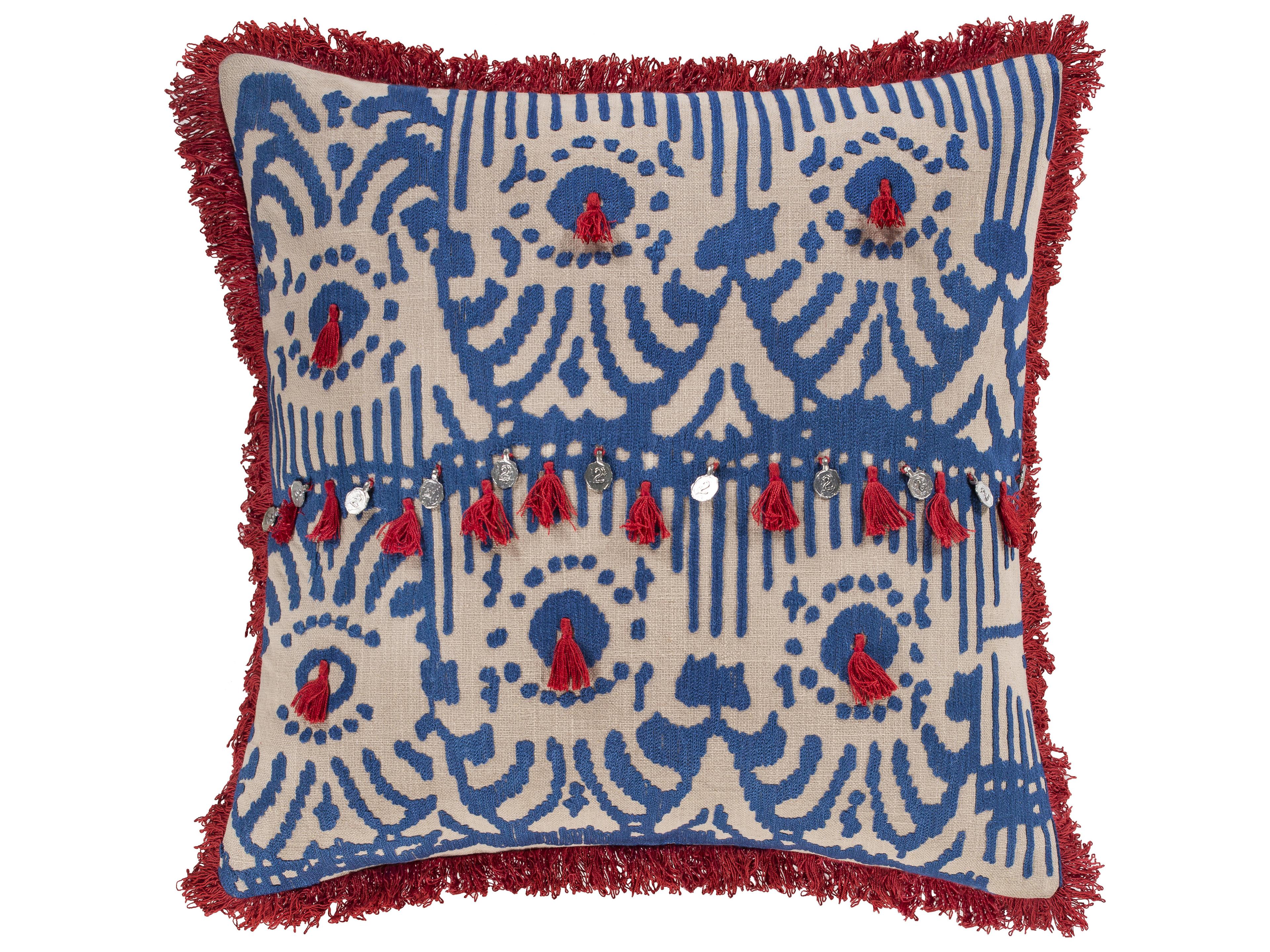 Surya Walai Red Pillow