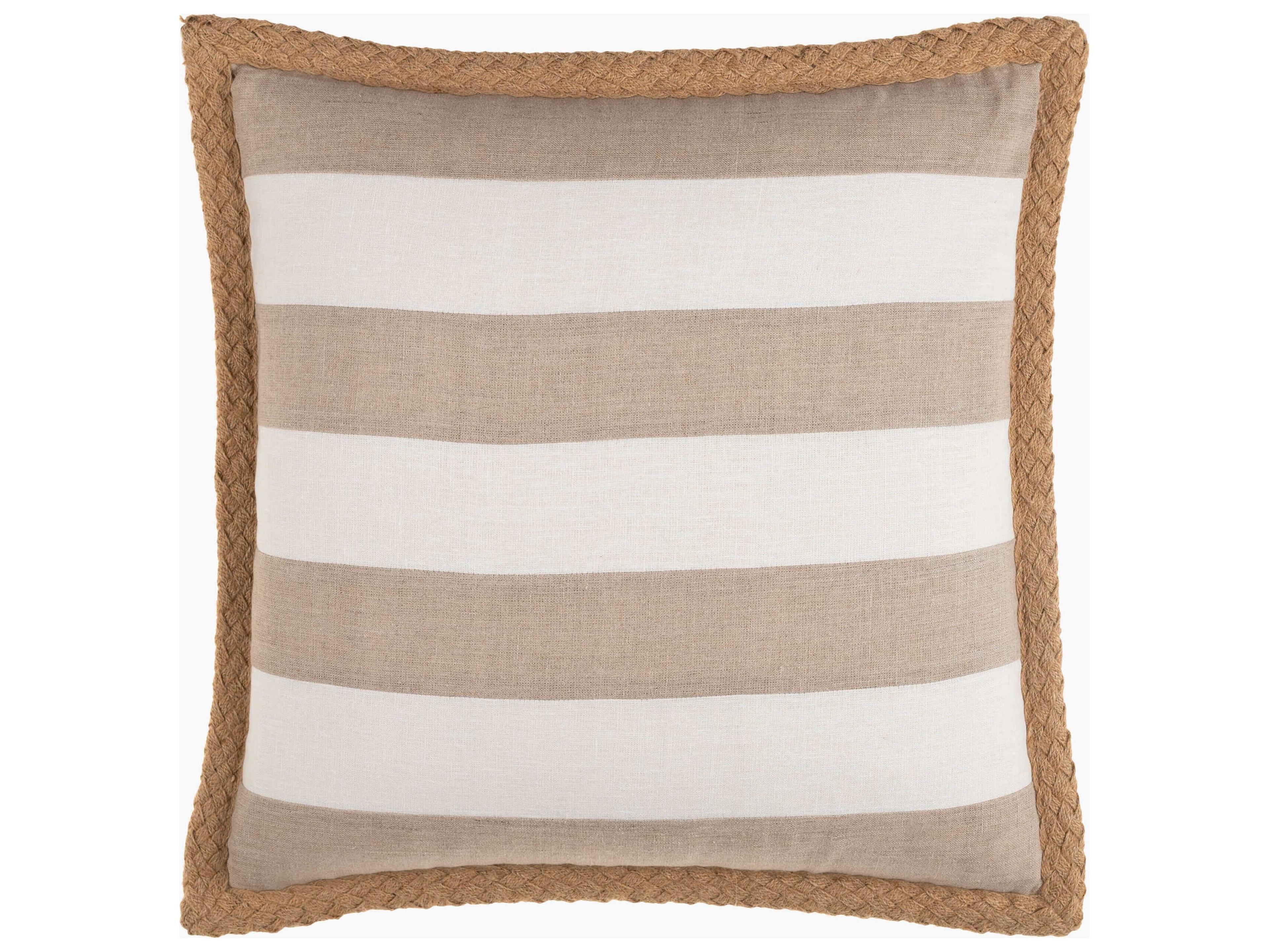 Warrick Oatmeal / Cream / Tan Pillow
