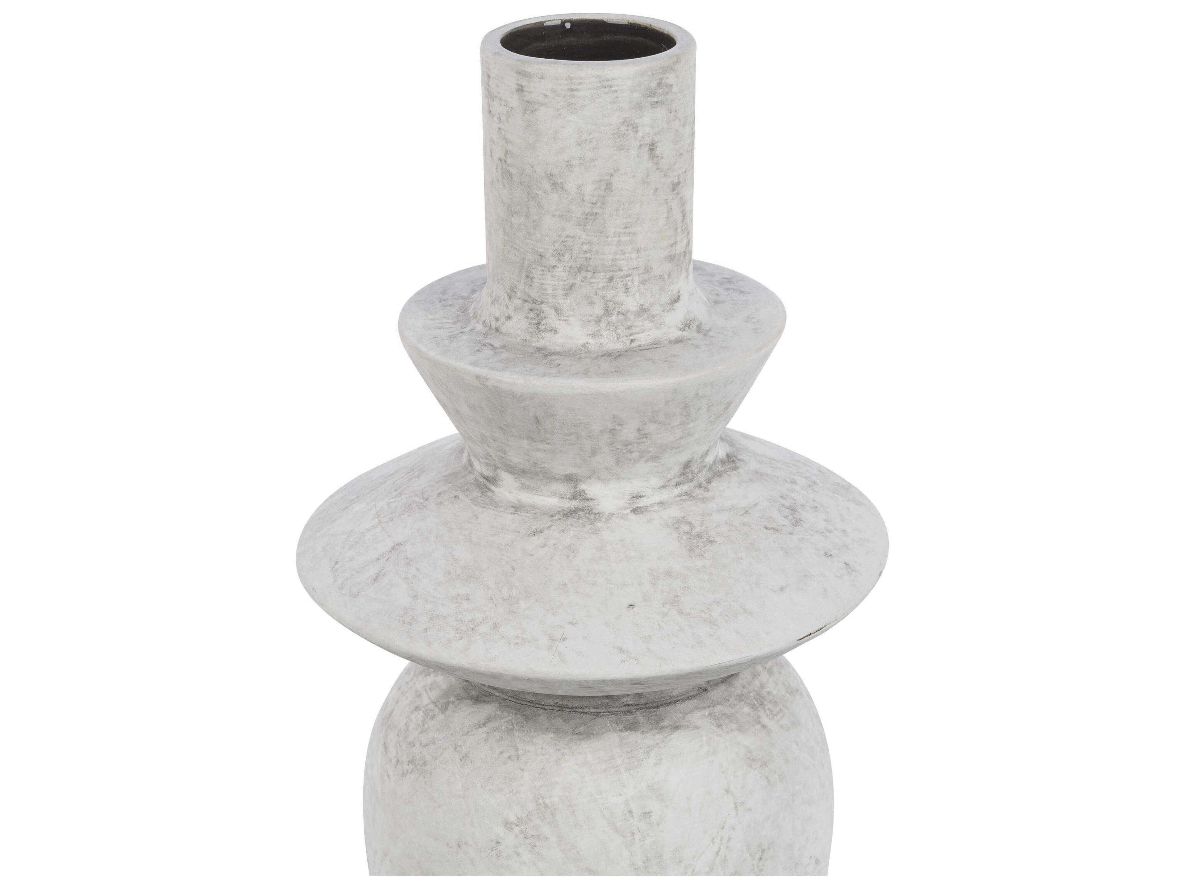 Surya Yagya White Vase