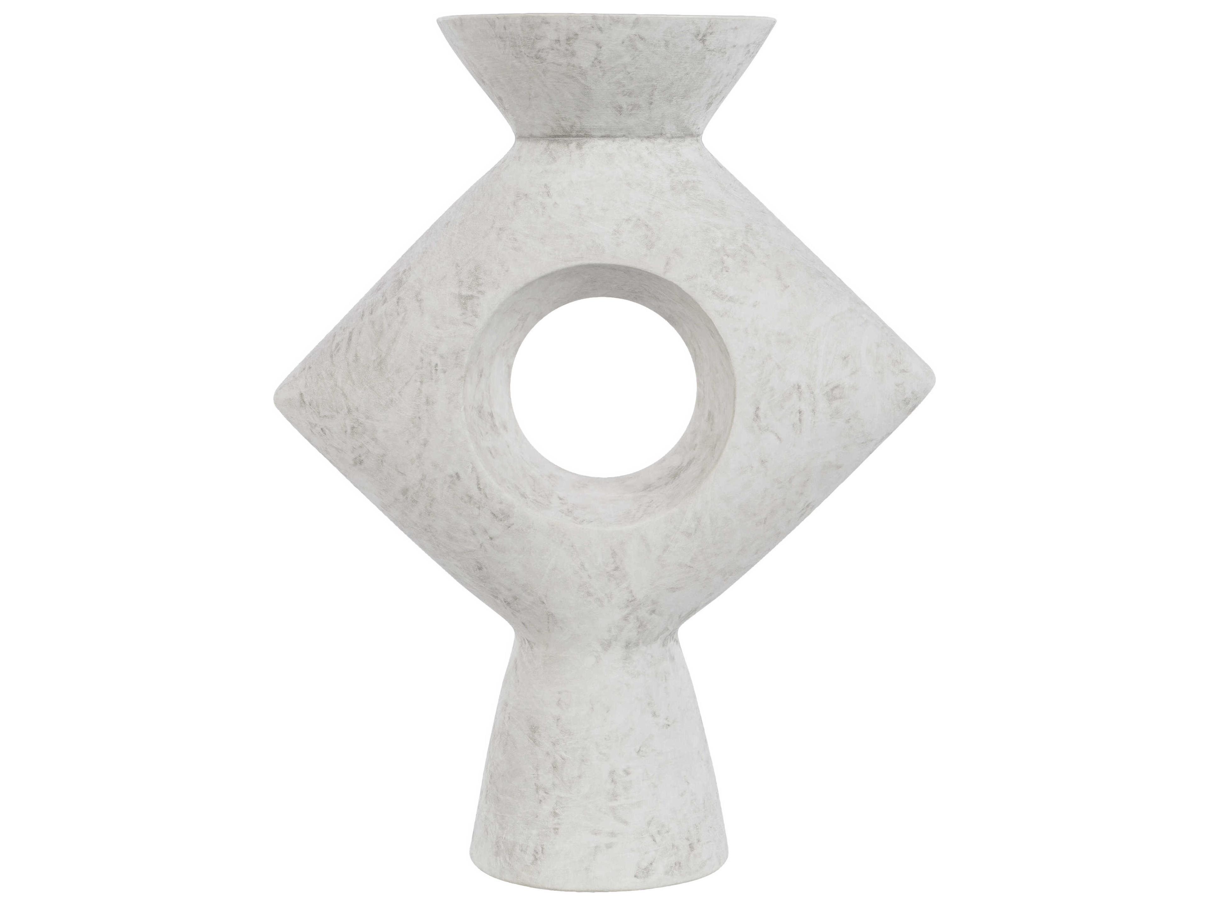 Surya Yagya White Vase