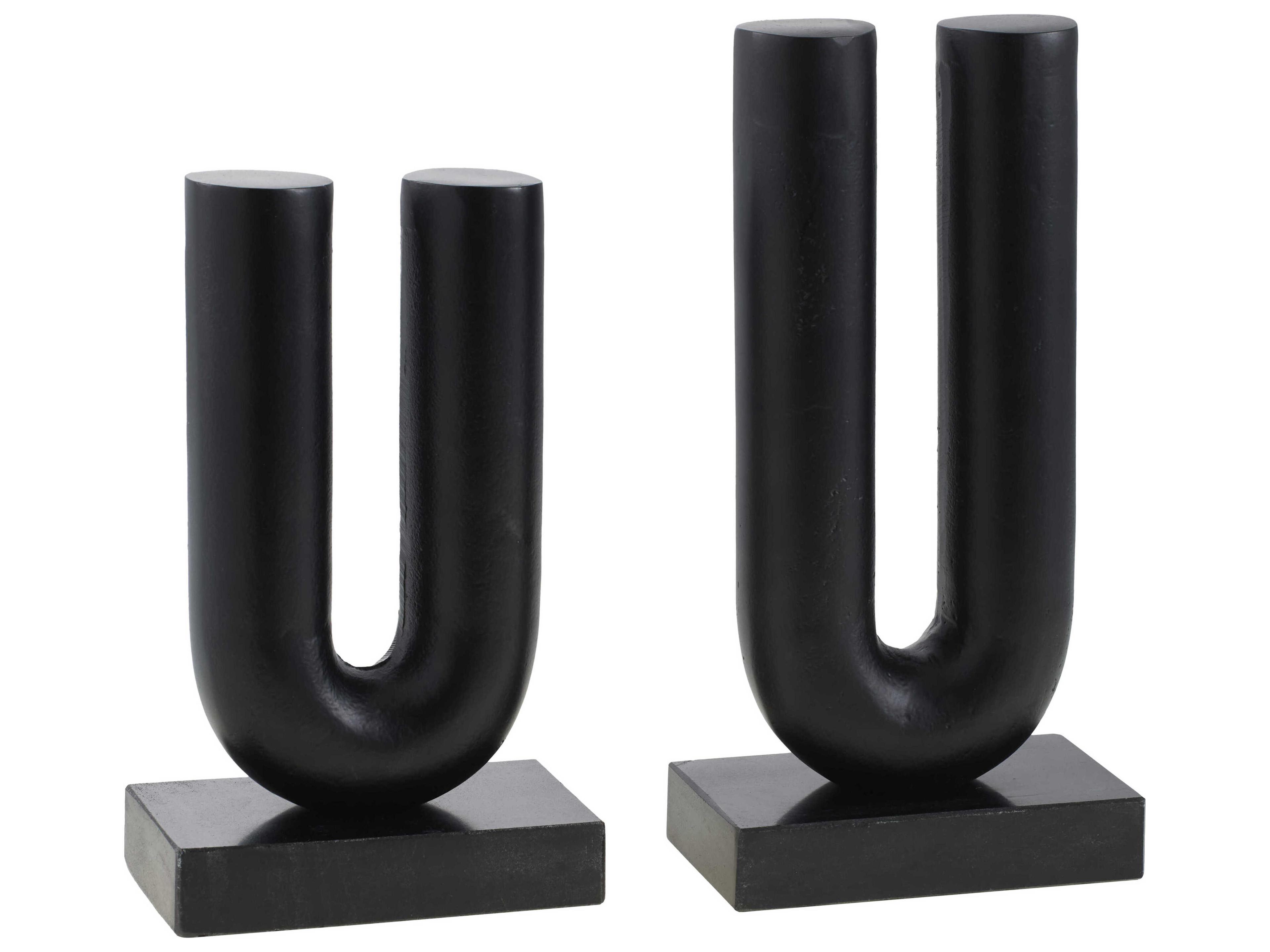 Layana Black Sculpture Set of 2