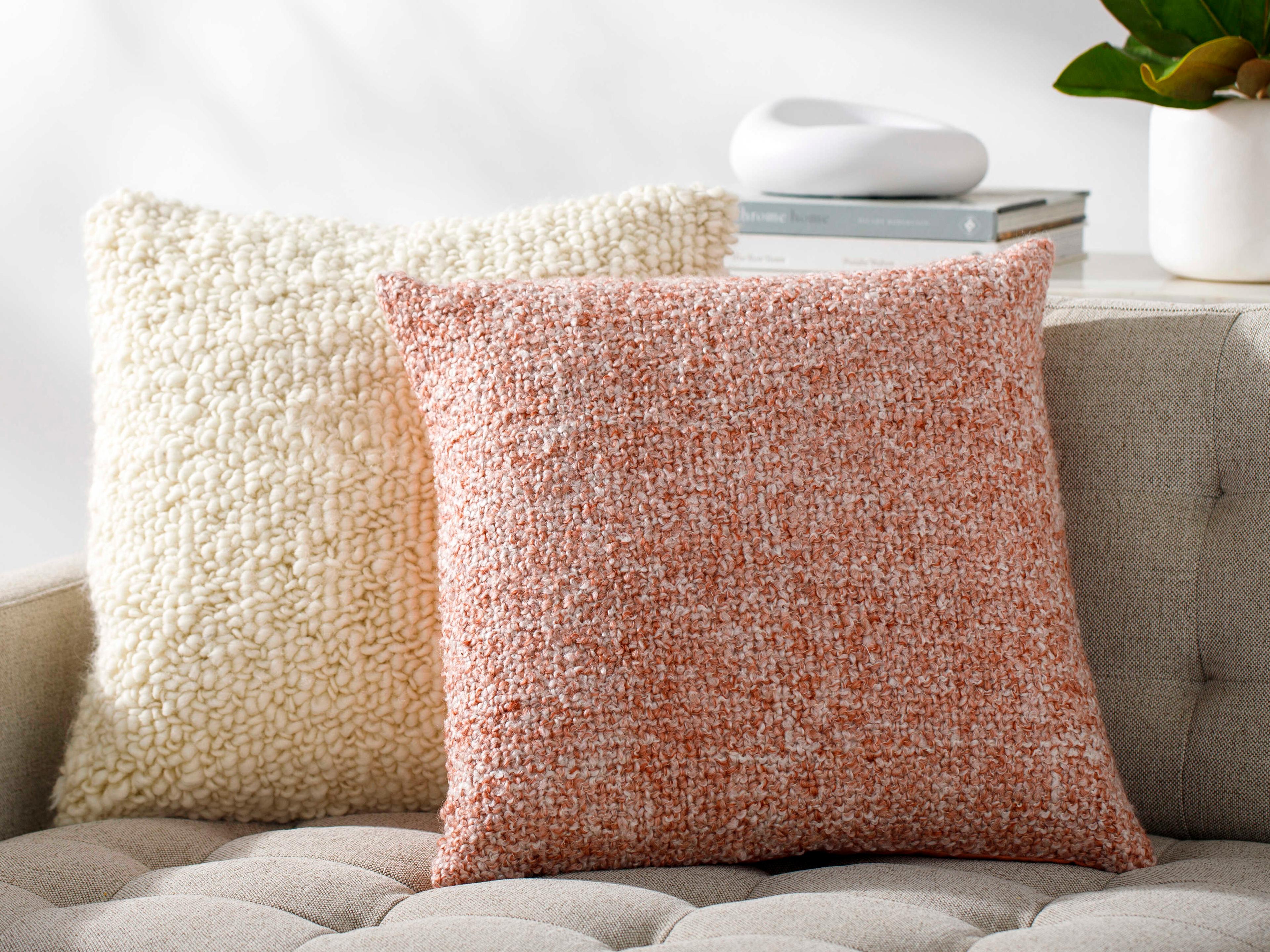 Surya Yarns Terracotta Pillow