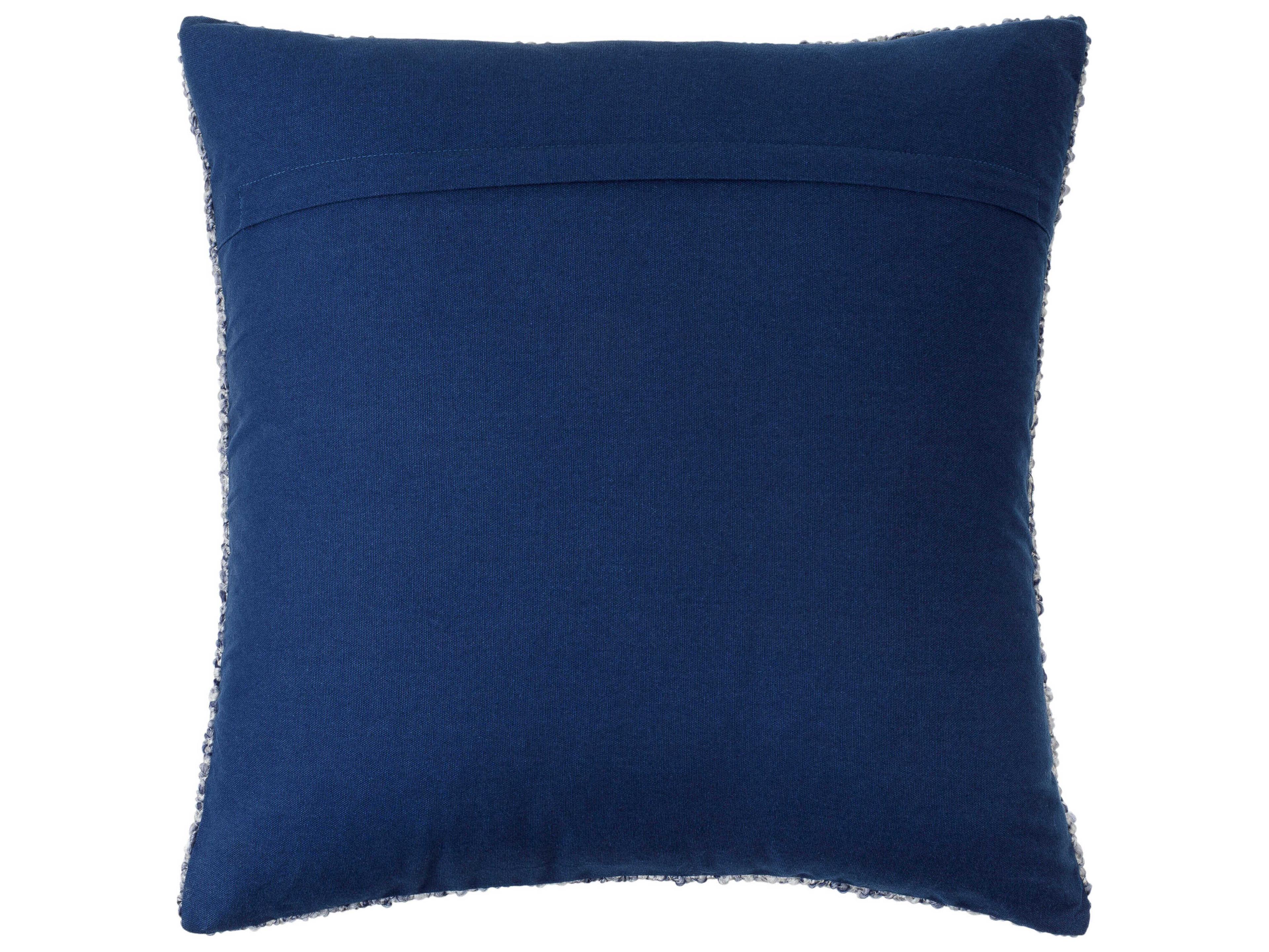 Surya Yarns Denim Blue Pillow