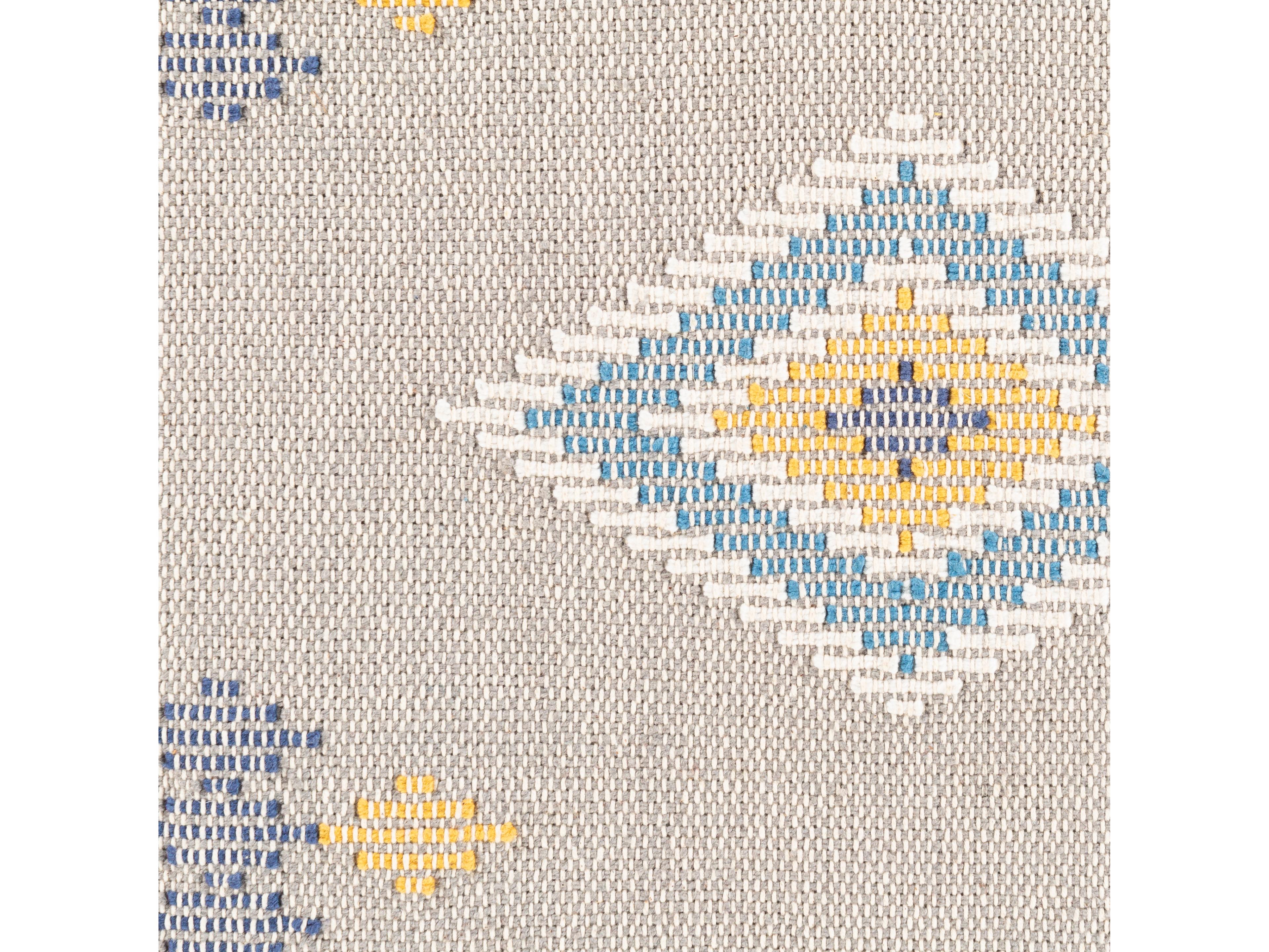 Surya Zakaria Navy Pillow