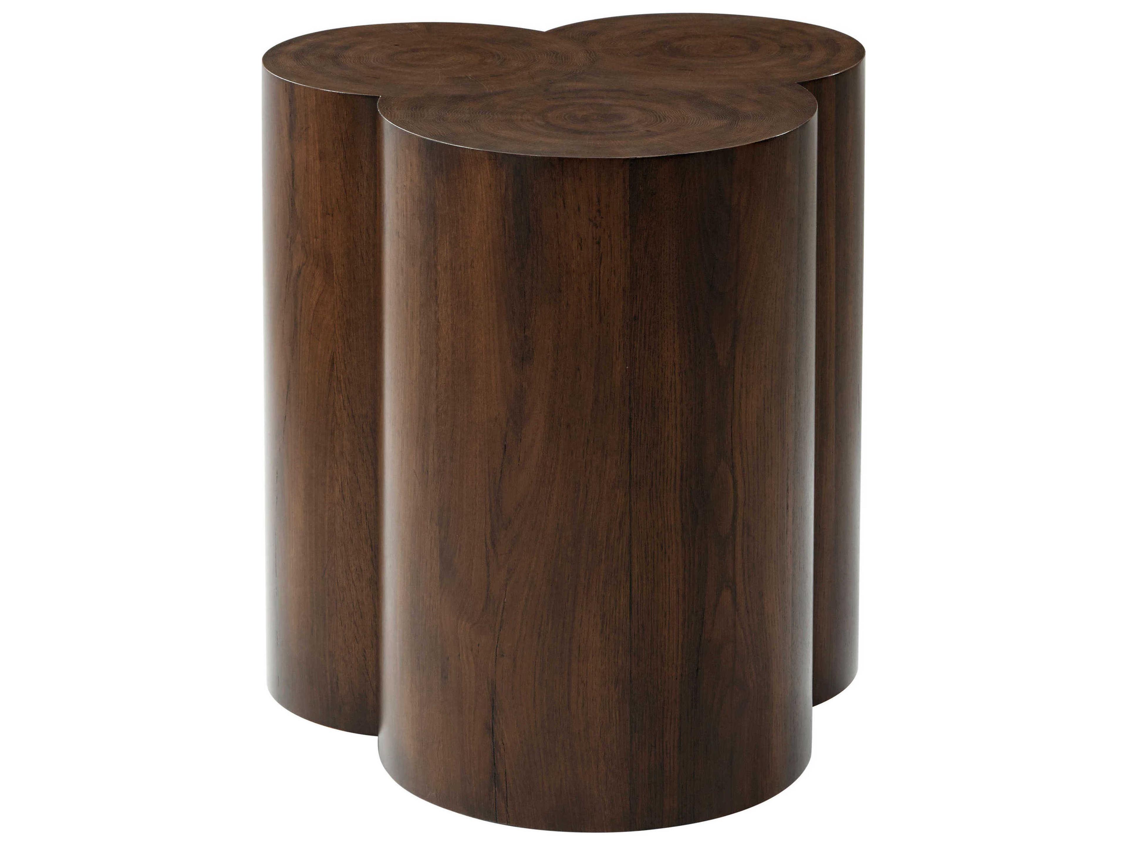 Theodore Alexander Wood Cob End Table