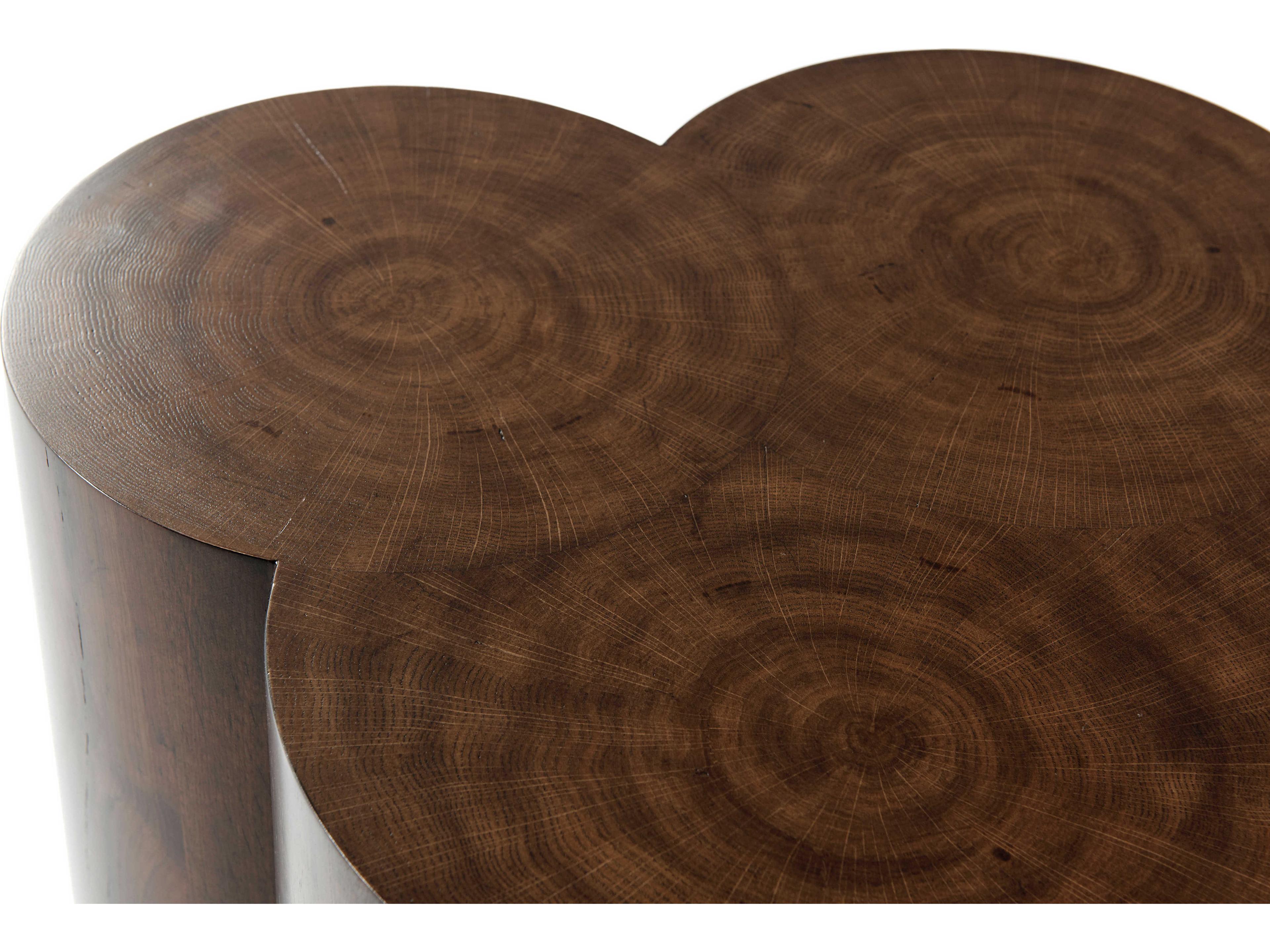 Theodore Alexander Wood Cob End Table
