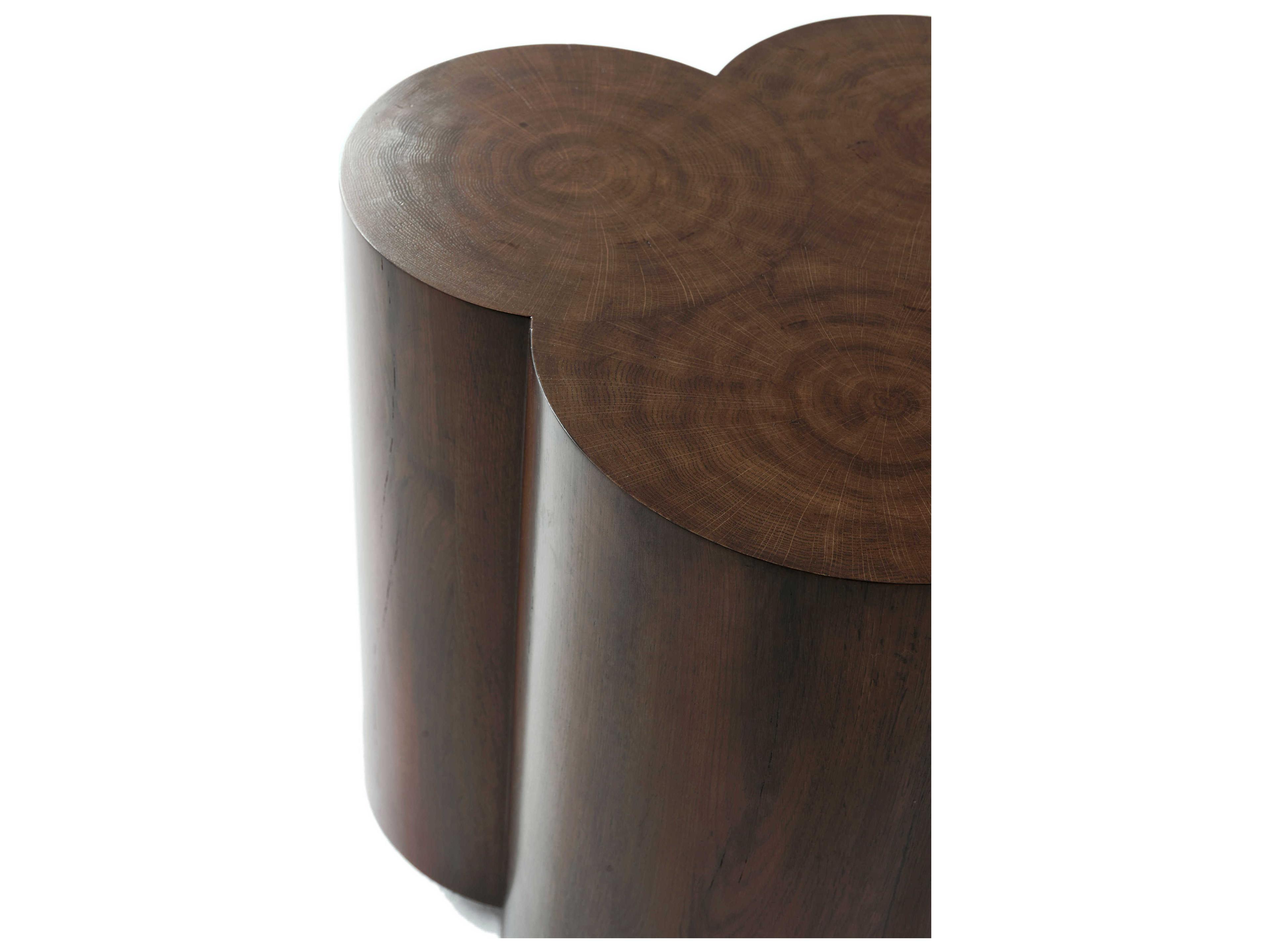 Theodore Alexander Wood Cob End Table