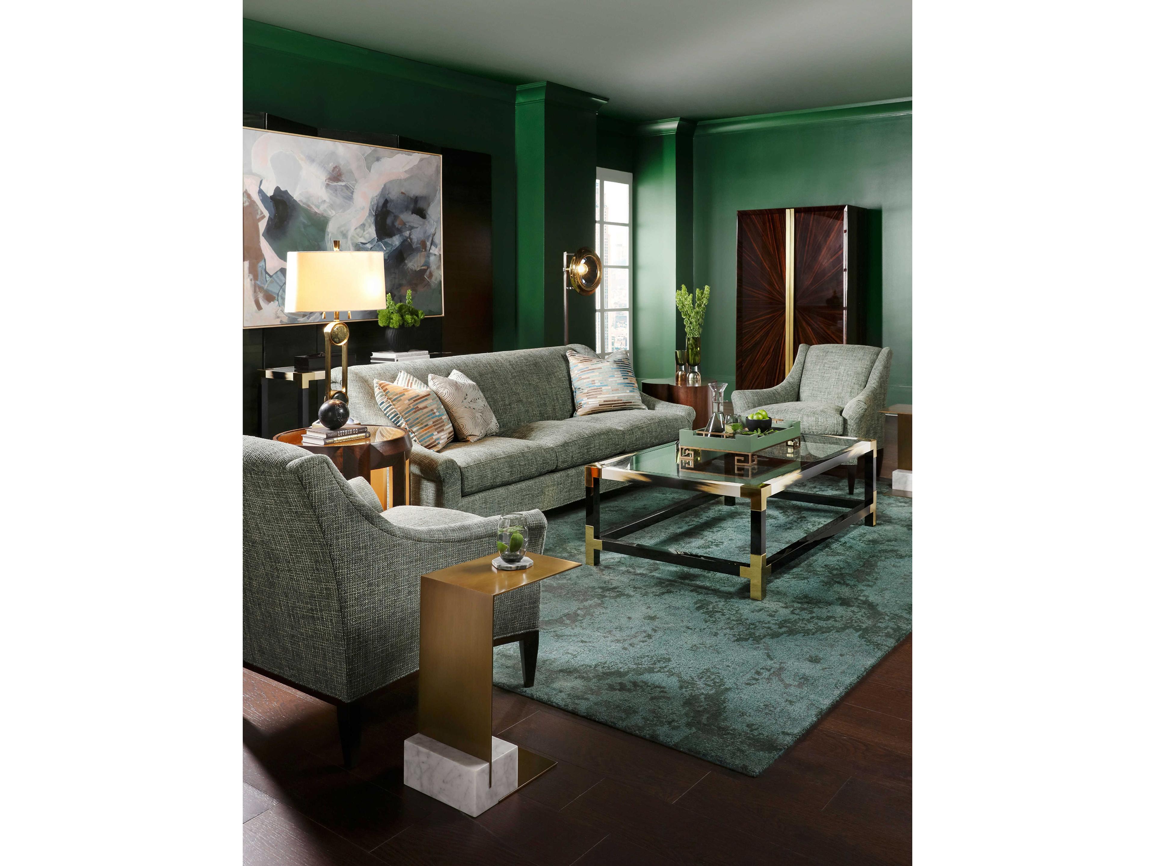 Theodore Alexander Wood Cob End Table