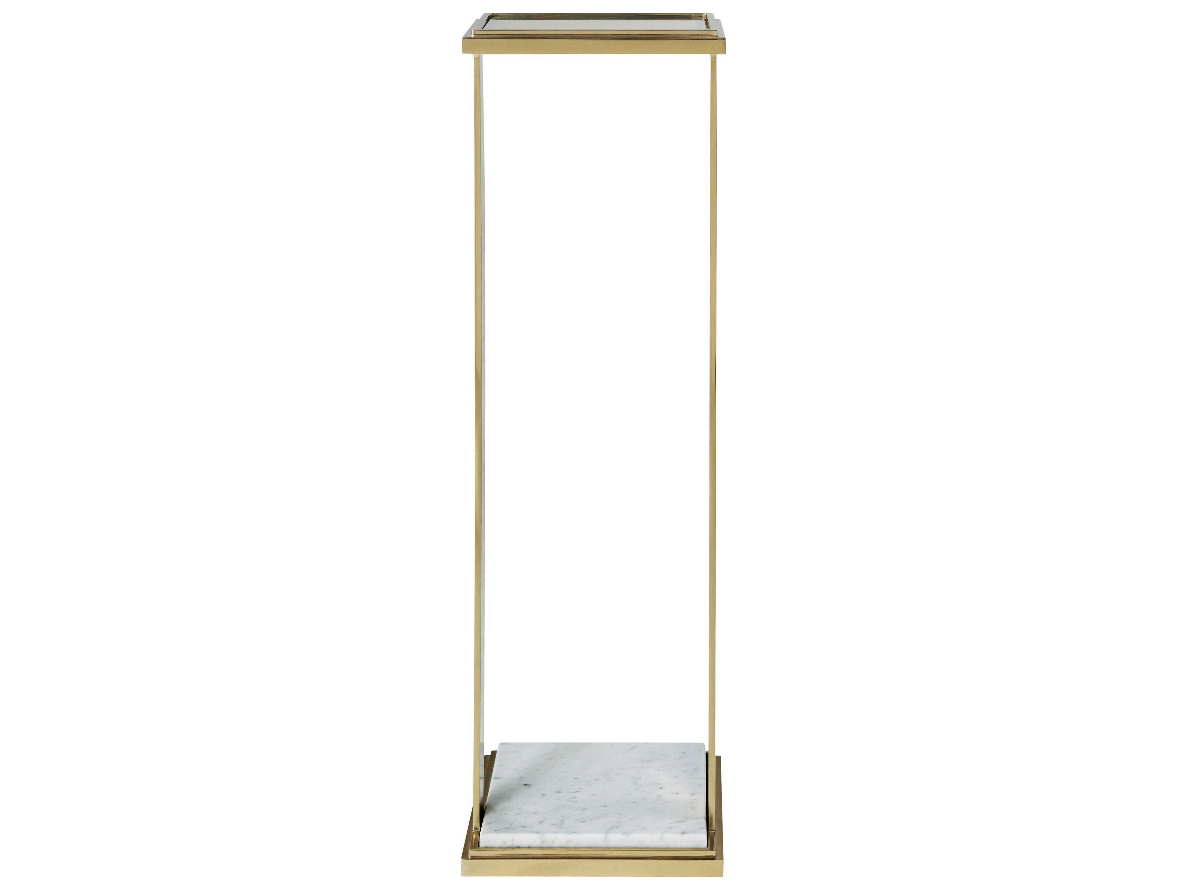 Theodore Alexander Oasis 8" Rectangular Glass End Table