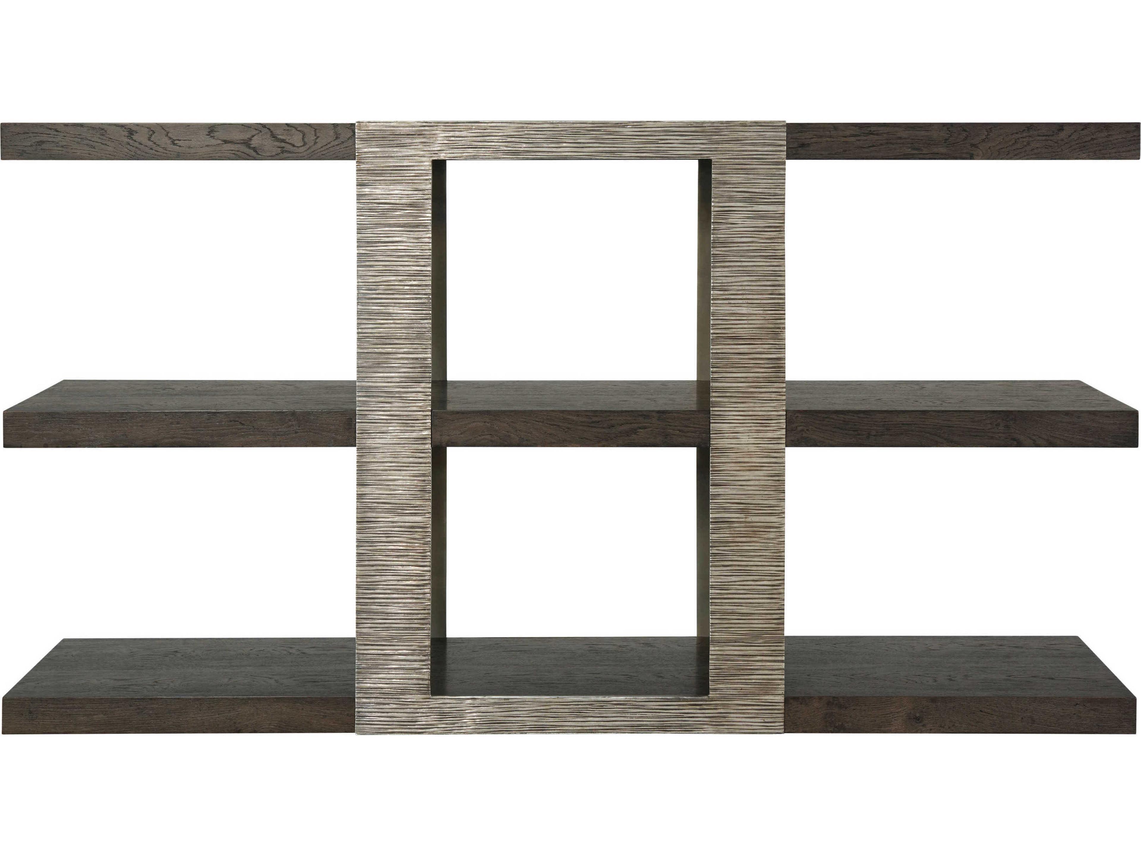 Theodore Alexander Rectangular Wood Smokehouse Console Table