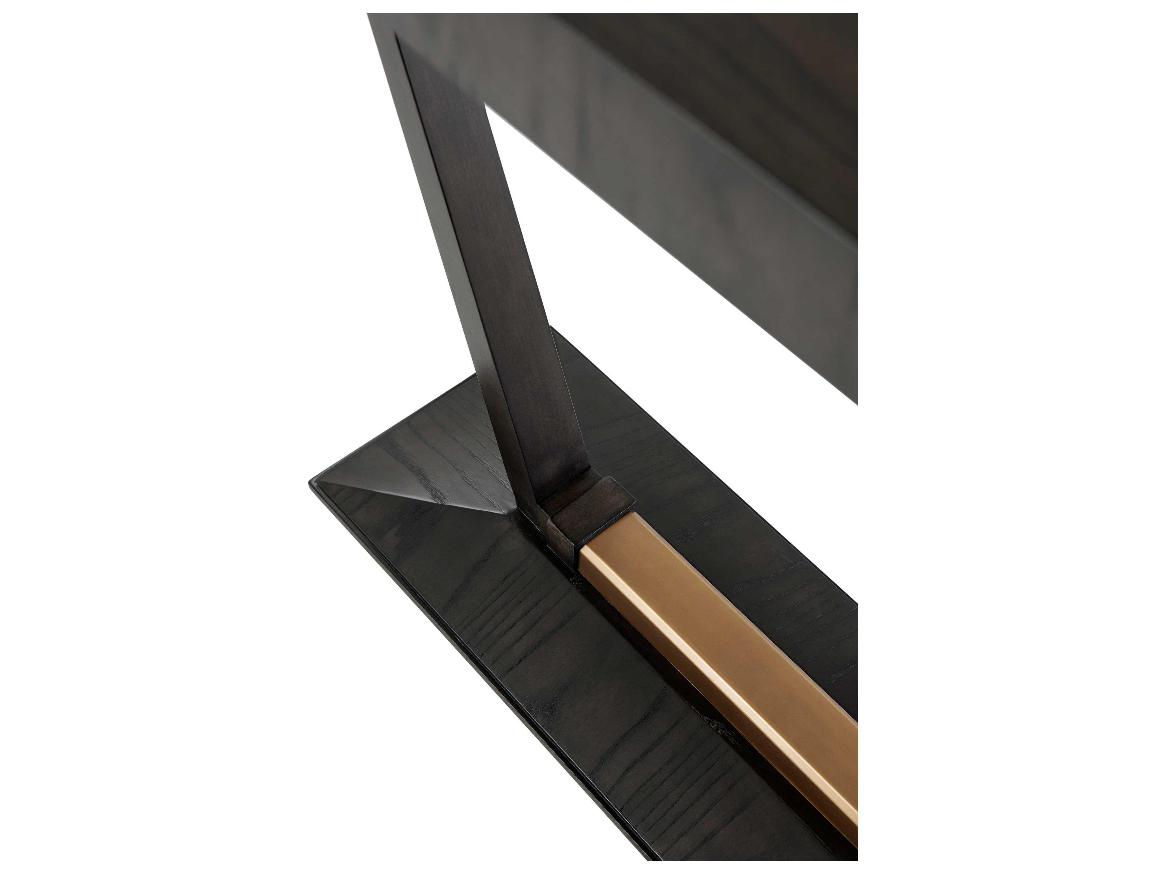 Theodore Alexander Rectangular Wood Ardoise Console Table