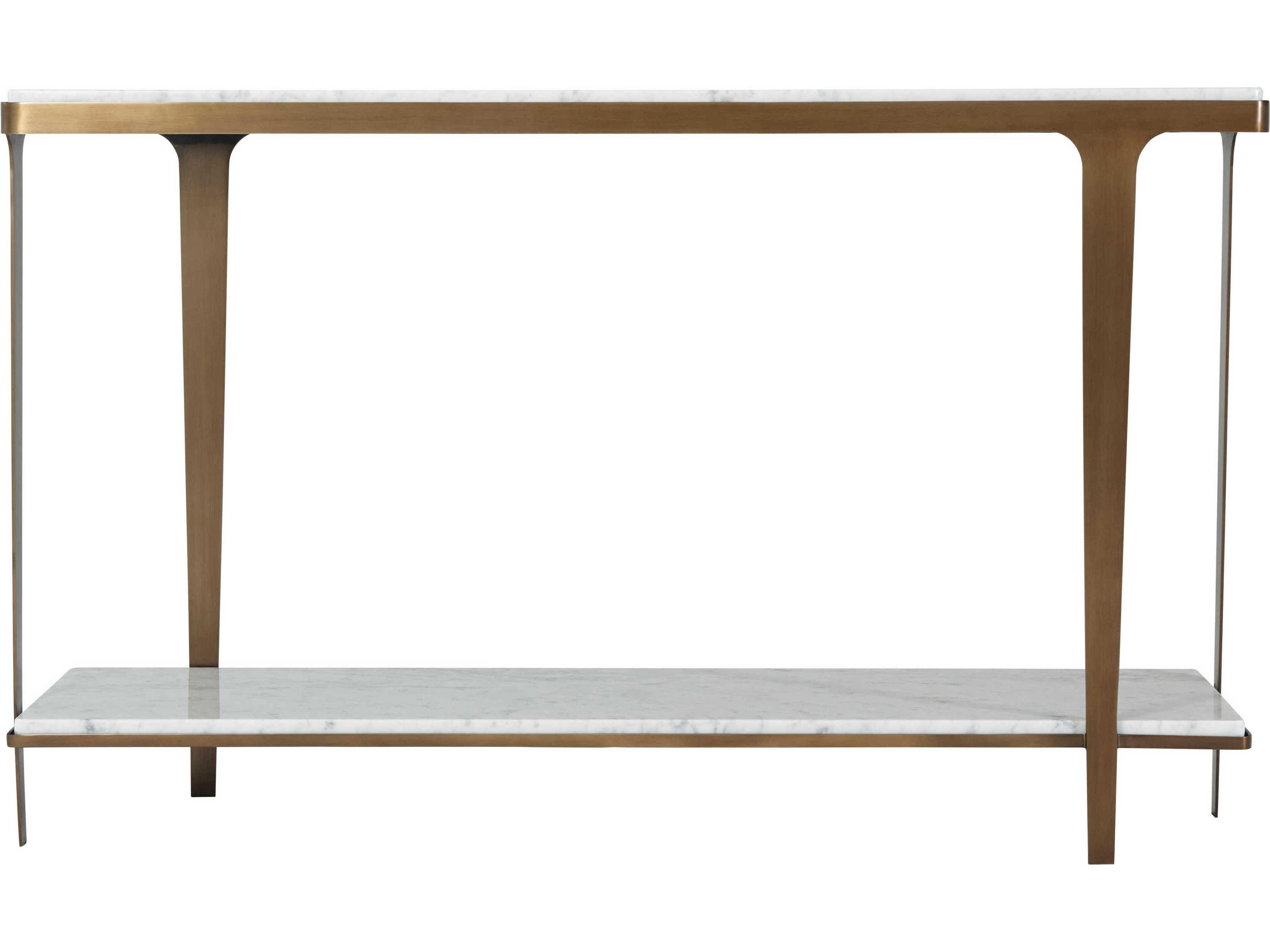 Theodore Alexander Rectangular Marble Wardle Console Table