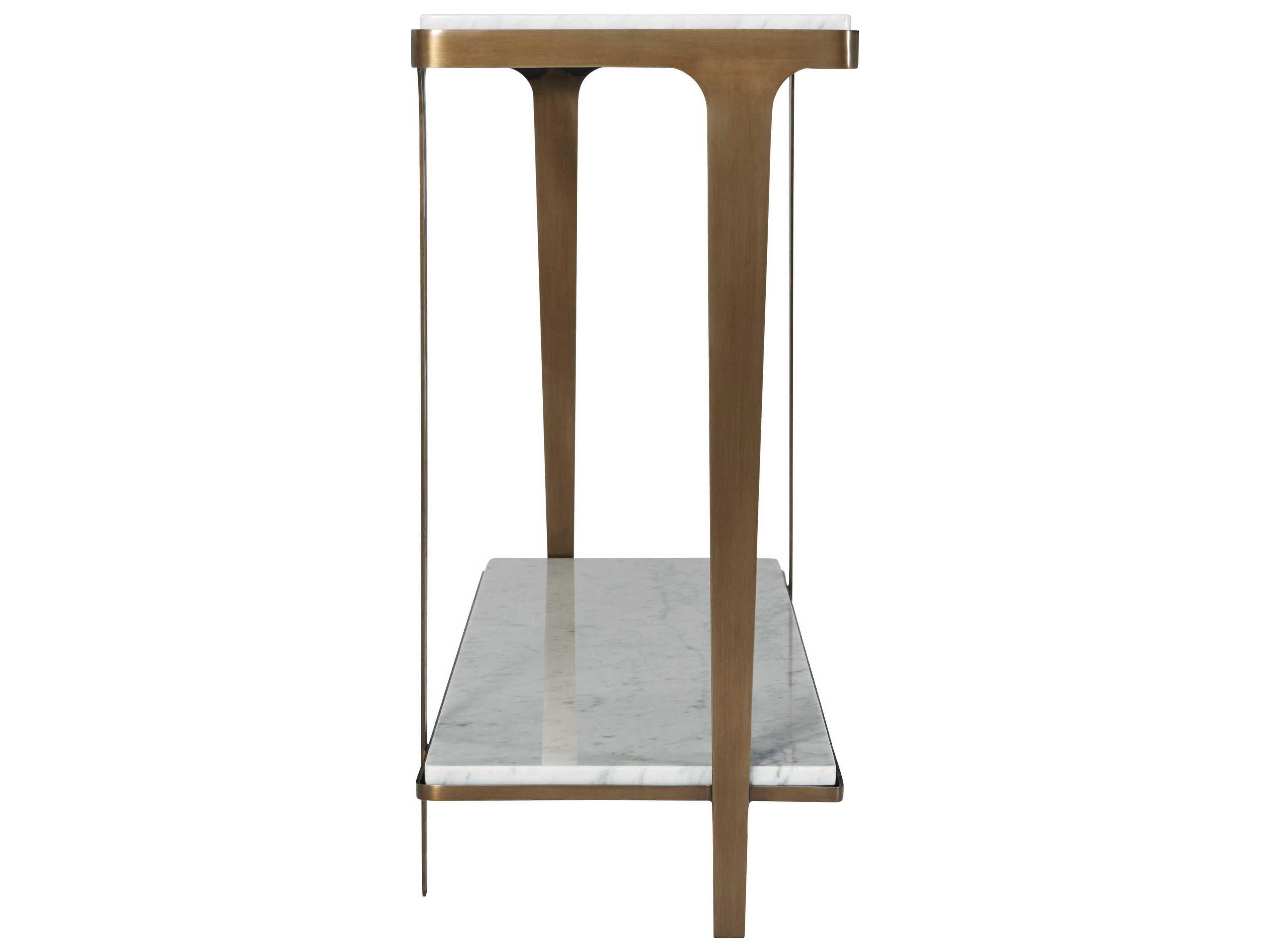 Theodore Alexander Rectangular Marble Wardle Console Table