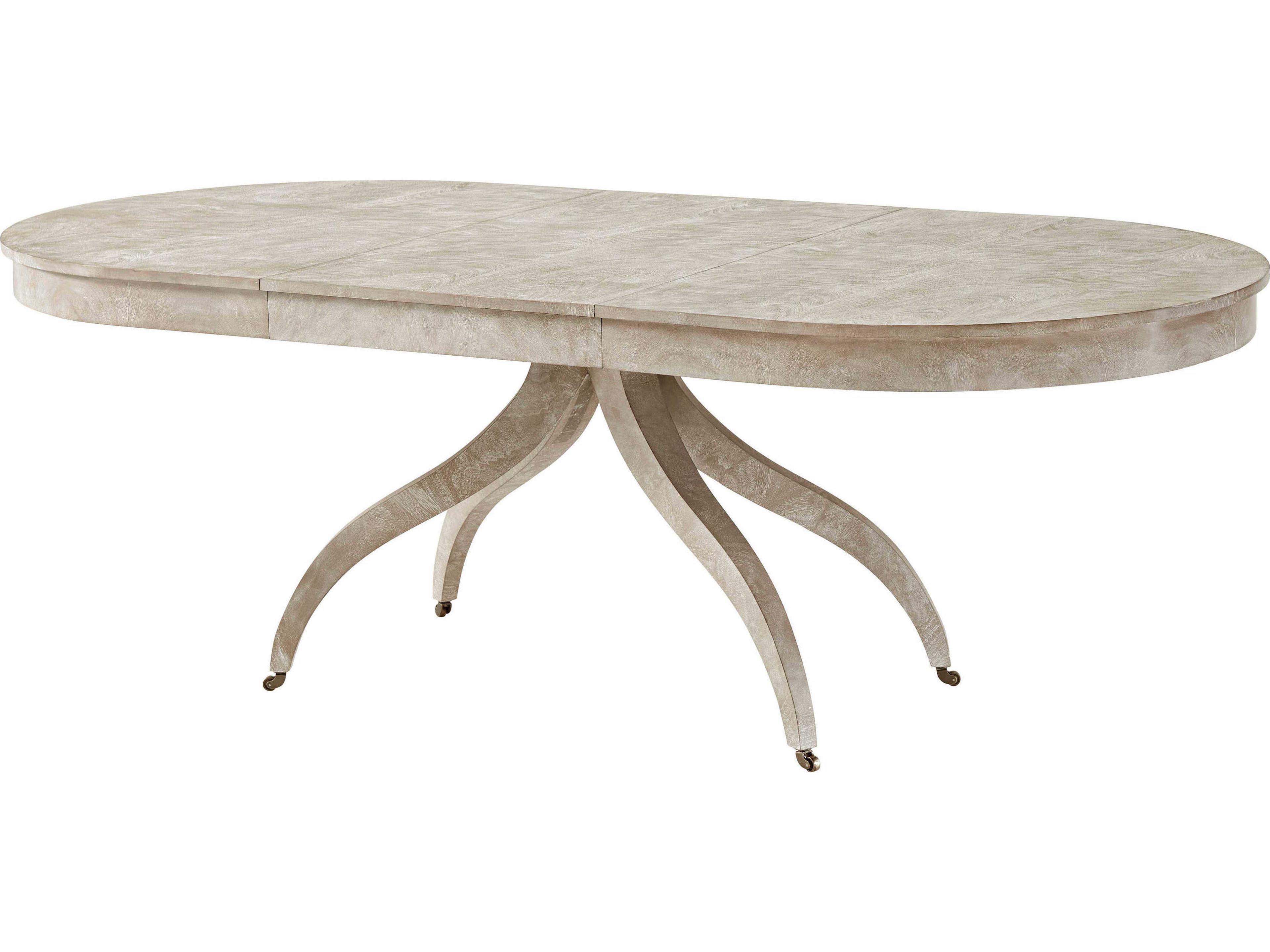 Oval Wood Geo Coast Dining Table