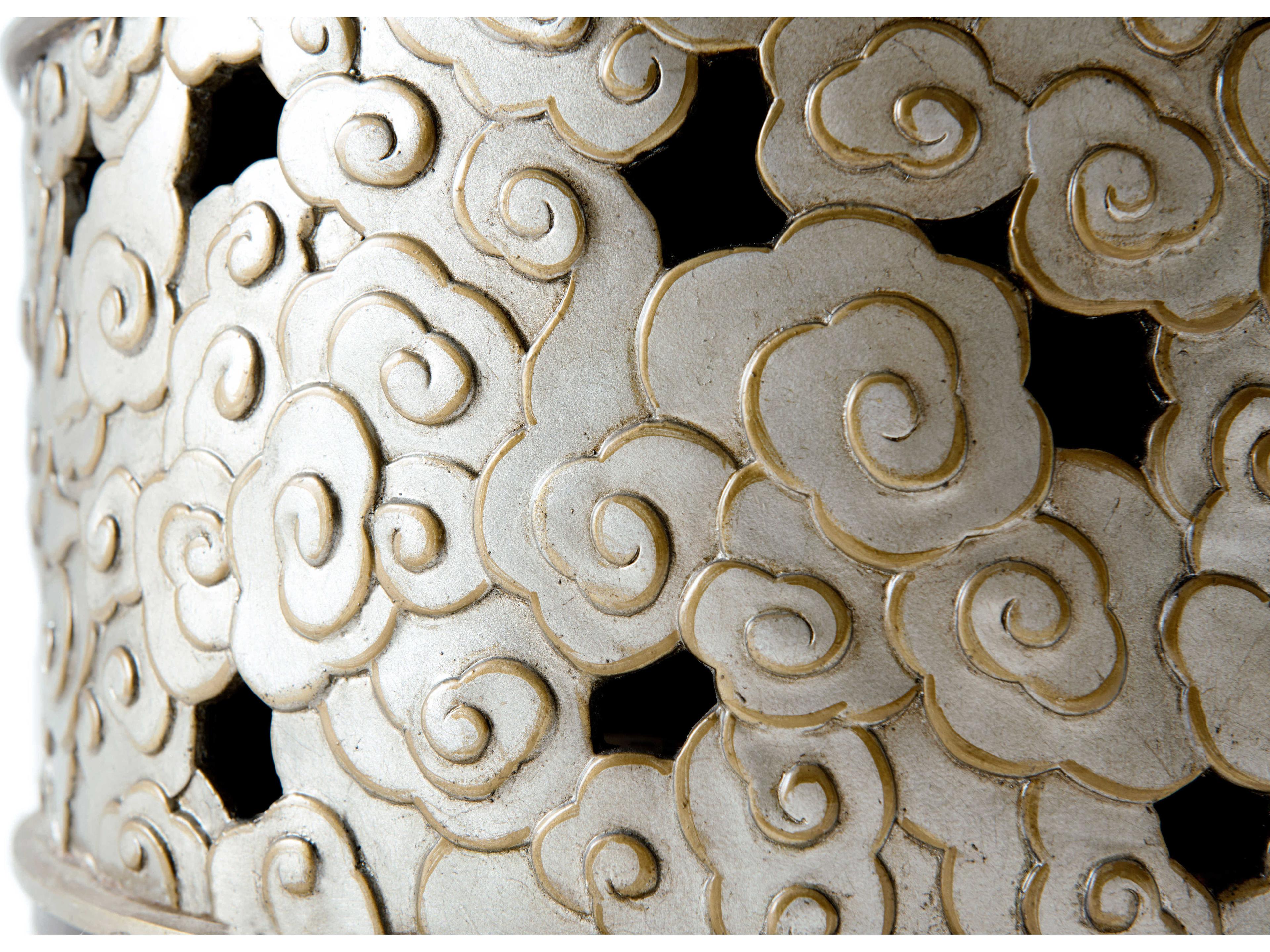 Theodore Alexander Round Wood Mink Camille End Table