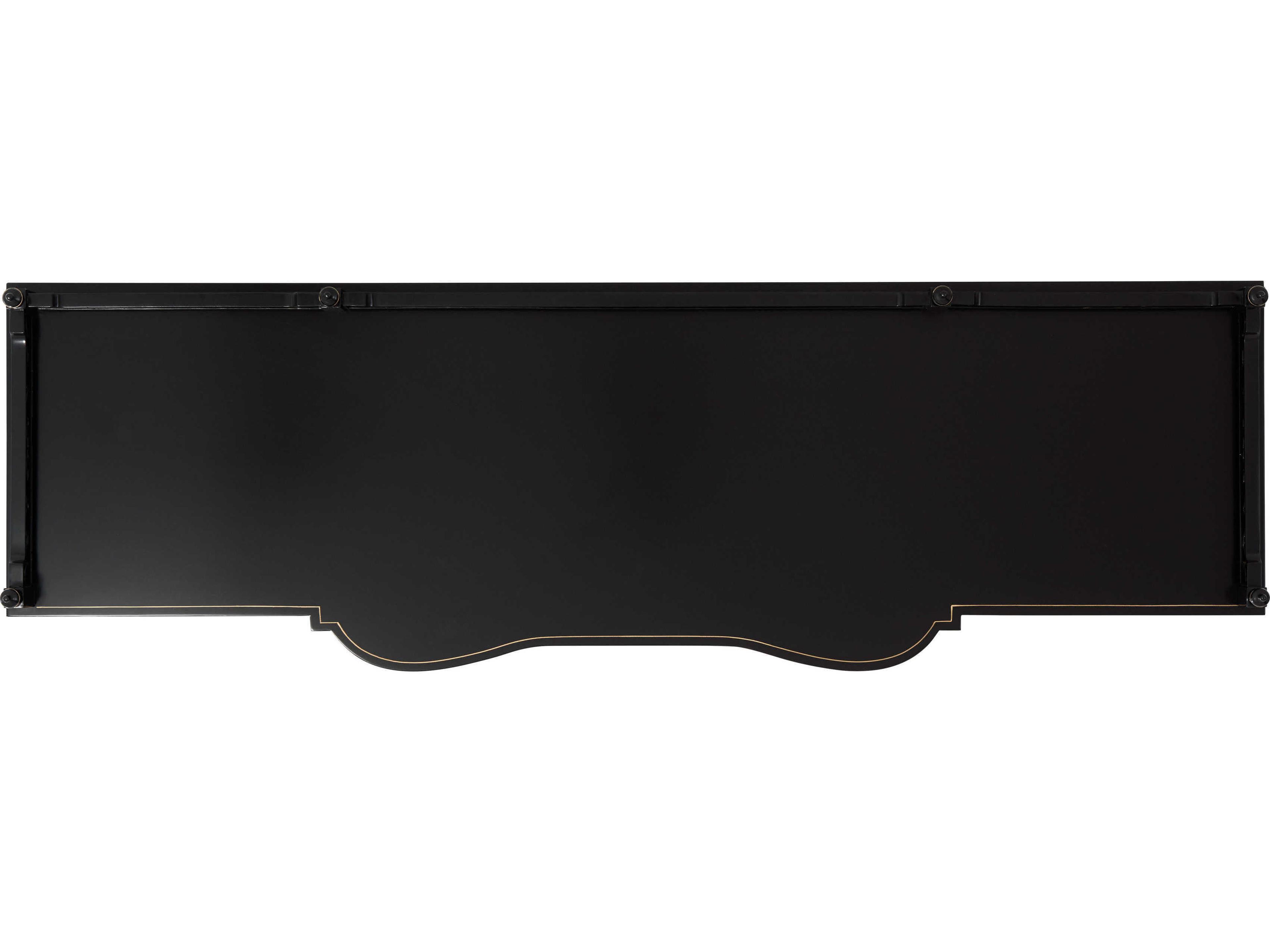 Theodore Alexander 62" Mahogany Wood Antique Gold Gilt Italian Sideboard