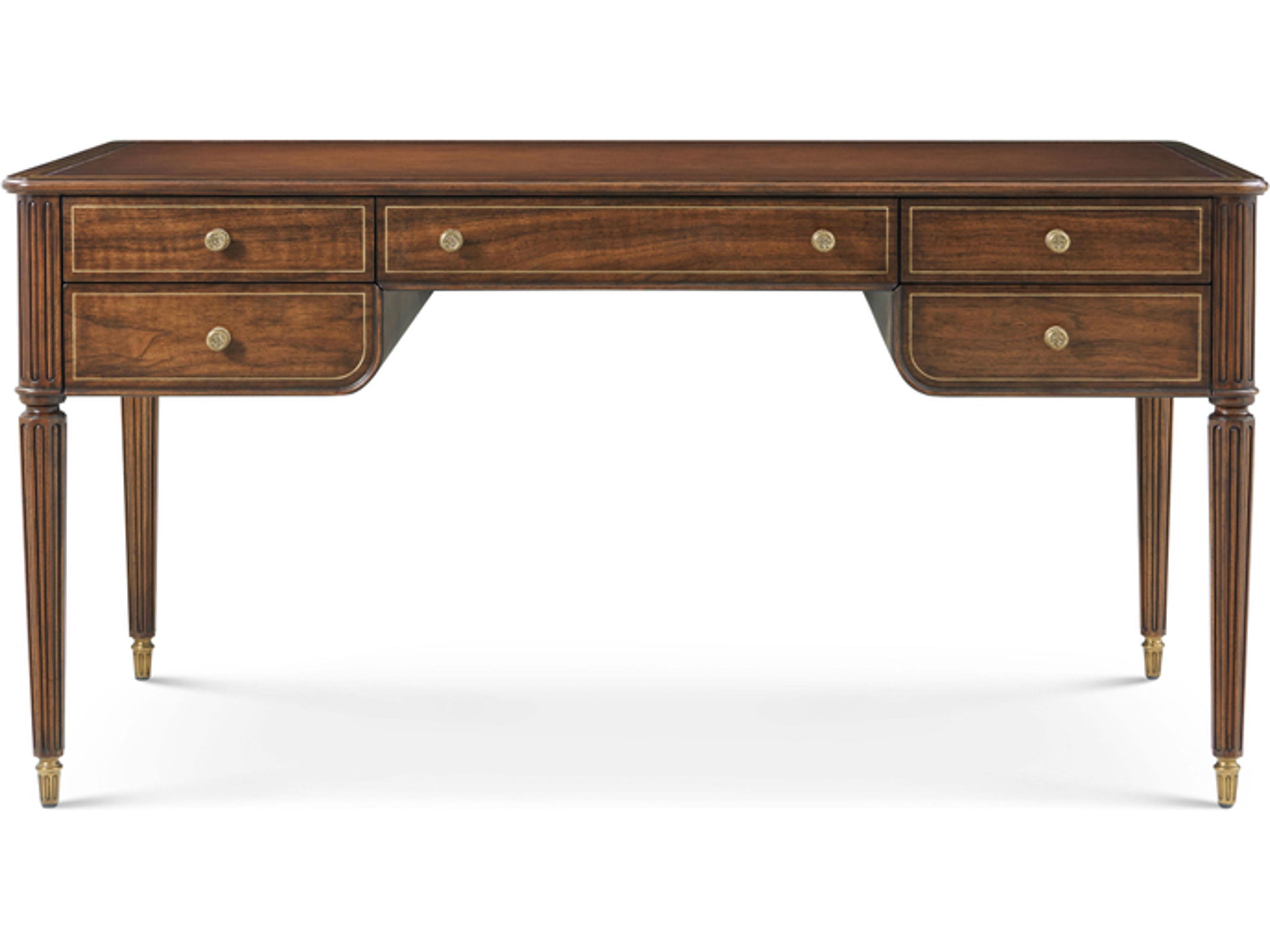 Theodore Alexander Althorp Living History Brown Cherry Wood Writing Desk