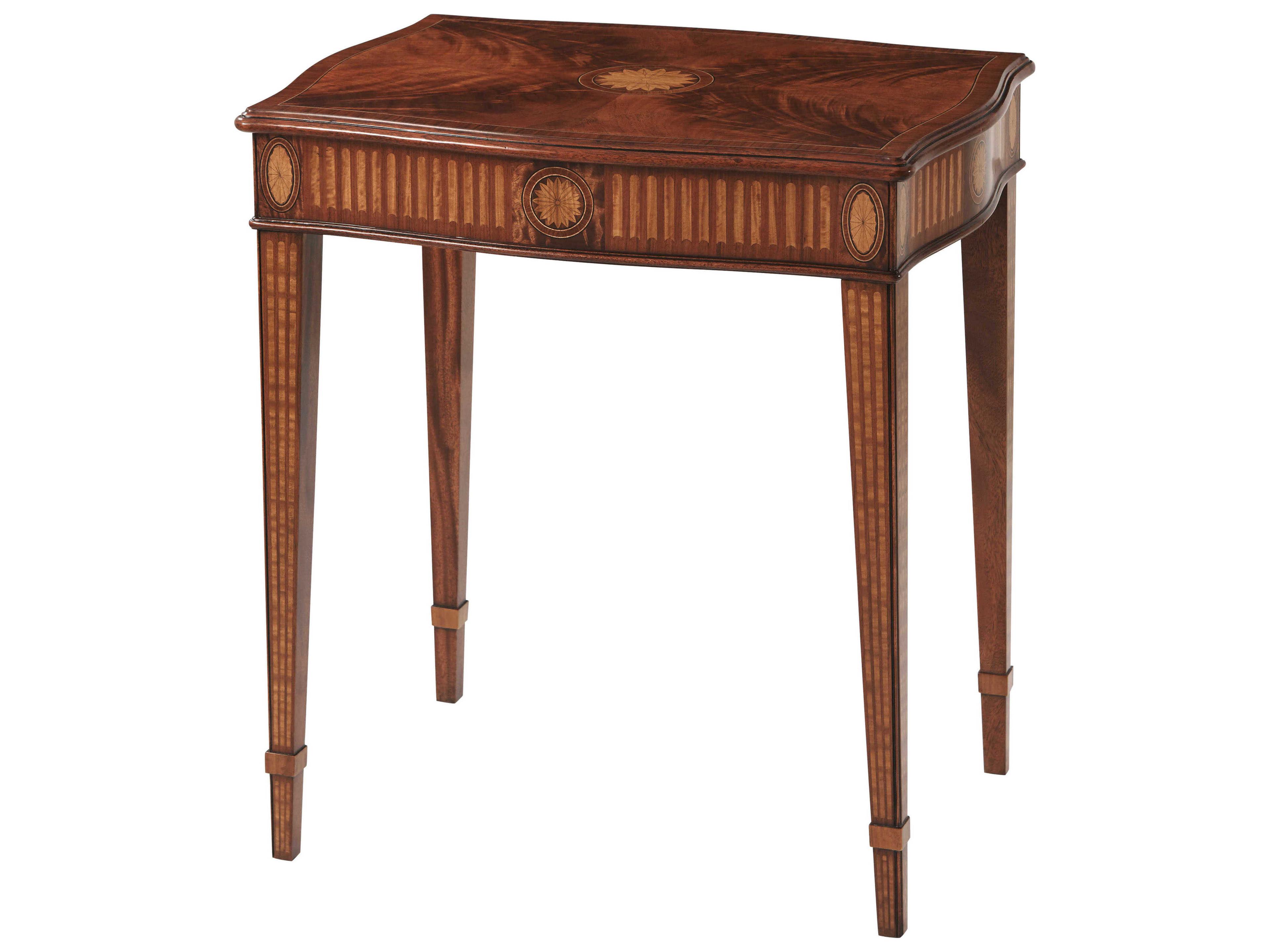Stephen Church Rectangular Wood Gentleman Benoite End Table