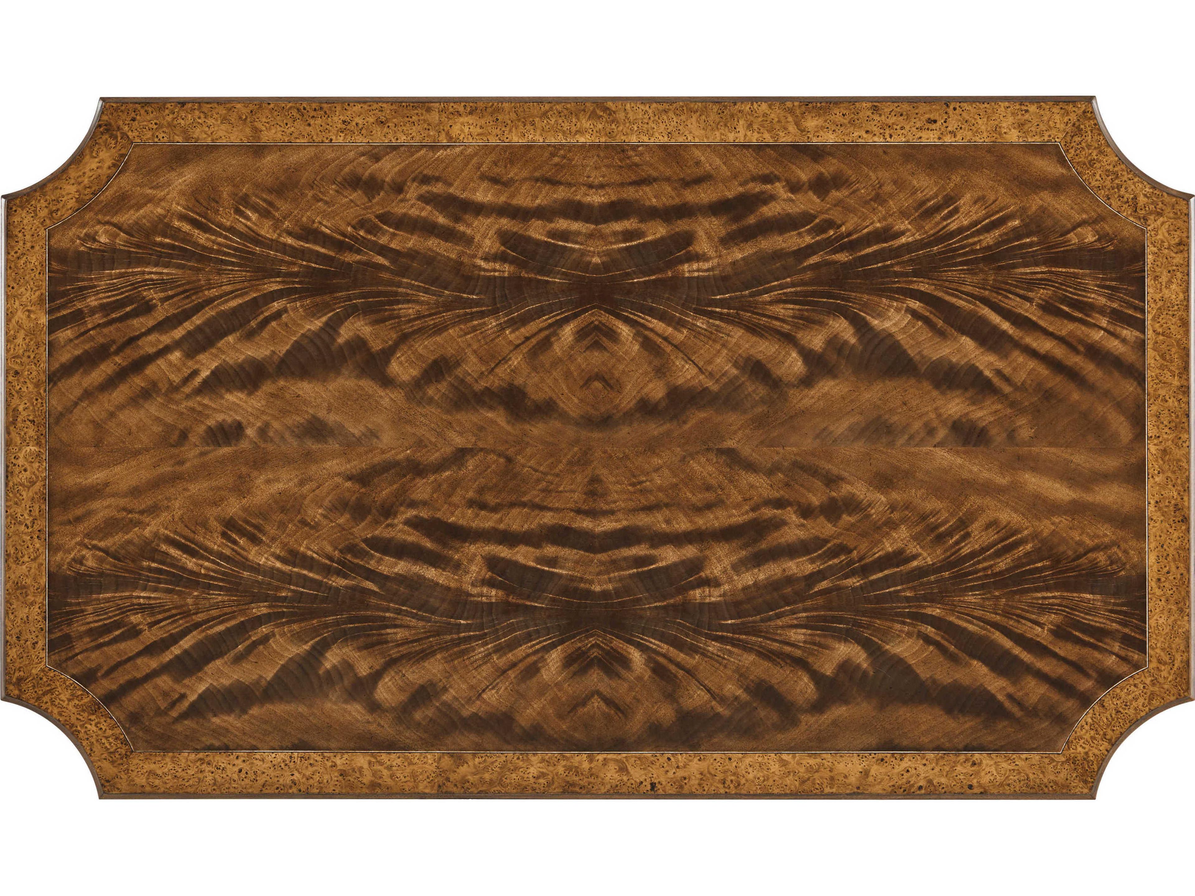 Theodore Alexander Sloane Rectangular Wood Morris Dark Sloane Cocktail Table