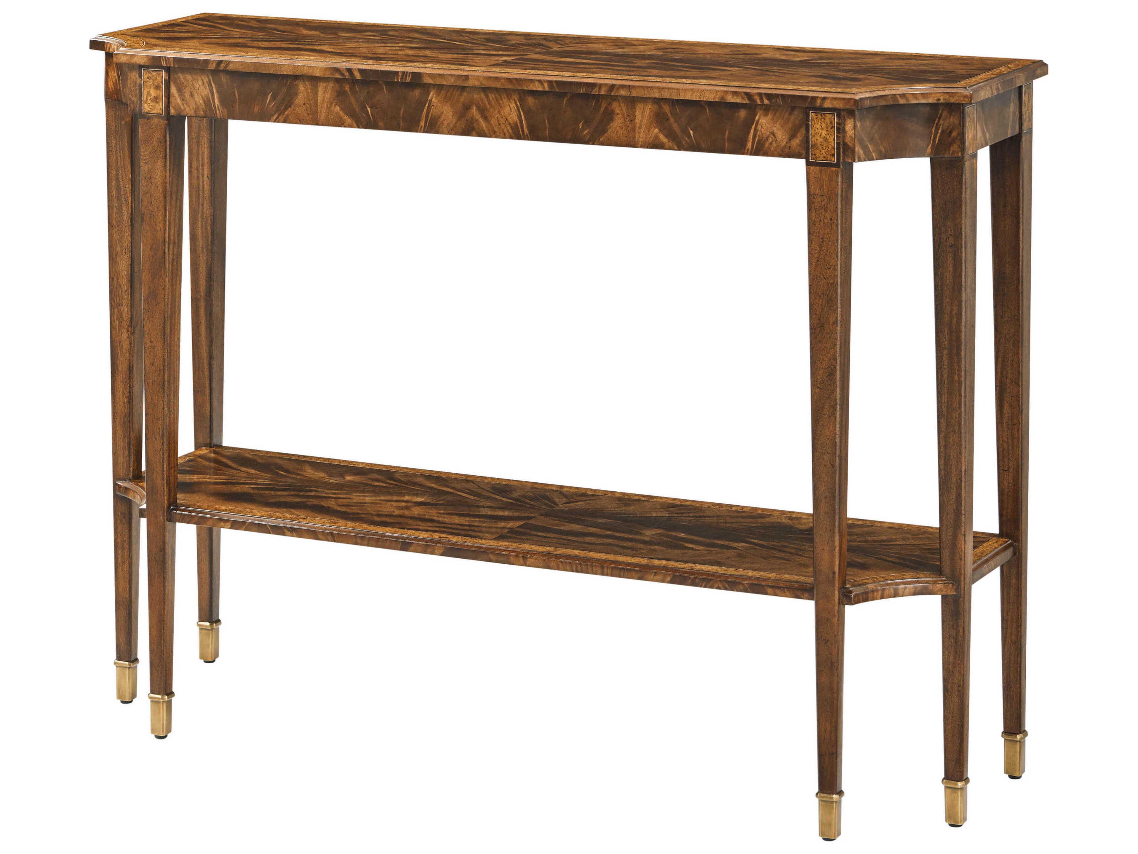 Sloane Rectangular Wood Morris Dark Sloane Console Table