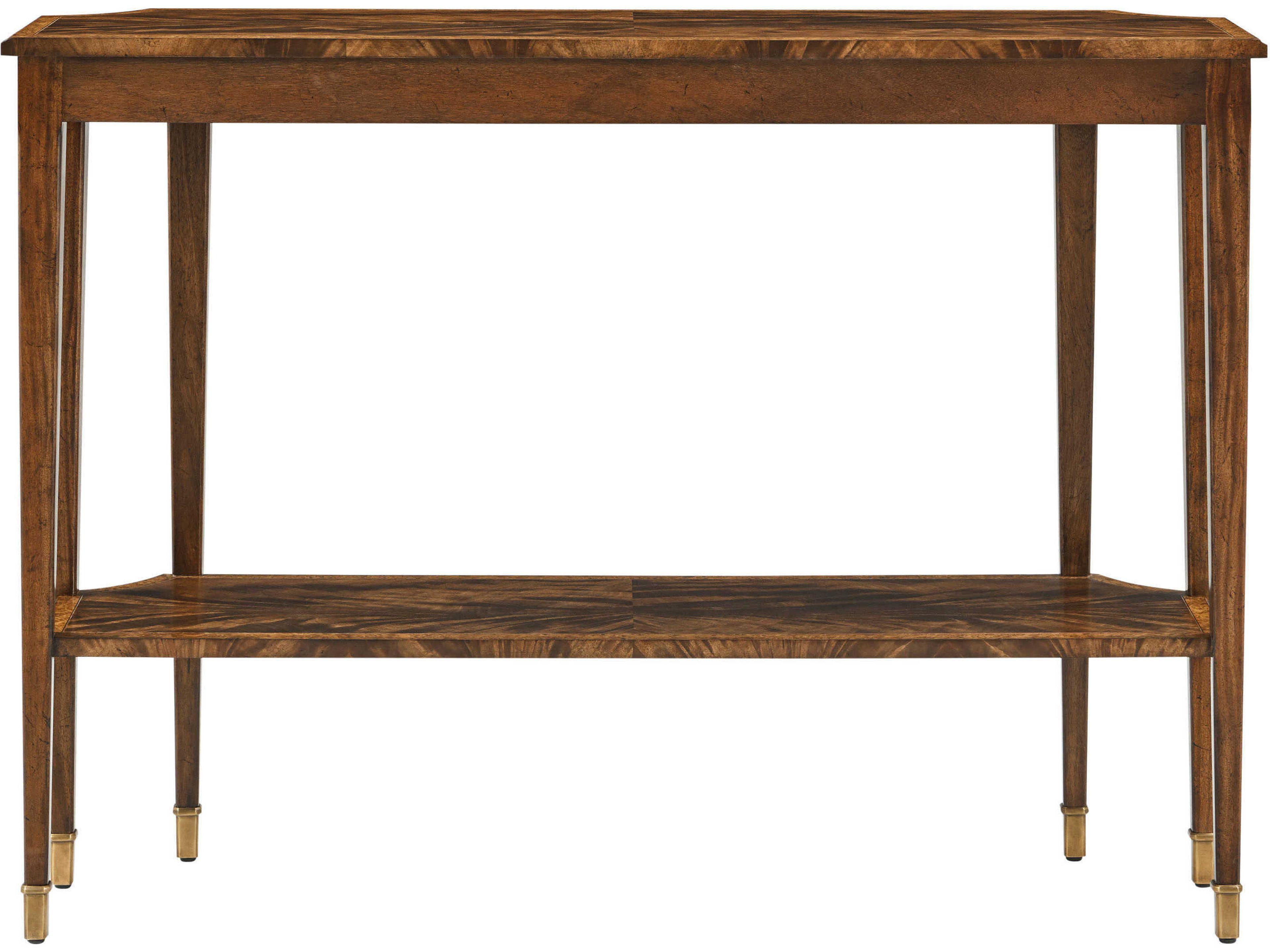 Theodore Alexander Sloane Rectangular Wood Morris Dark Sloane Console Table