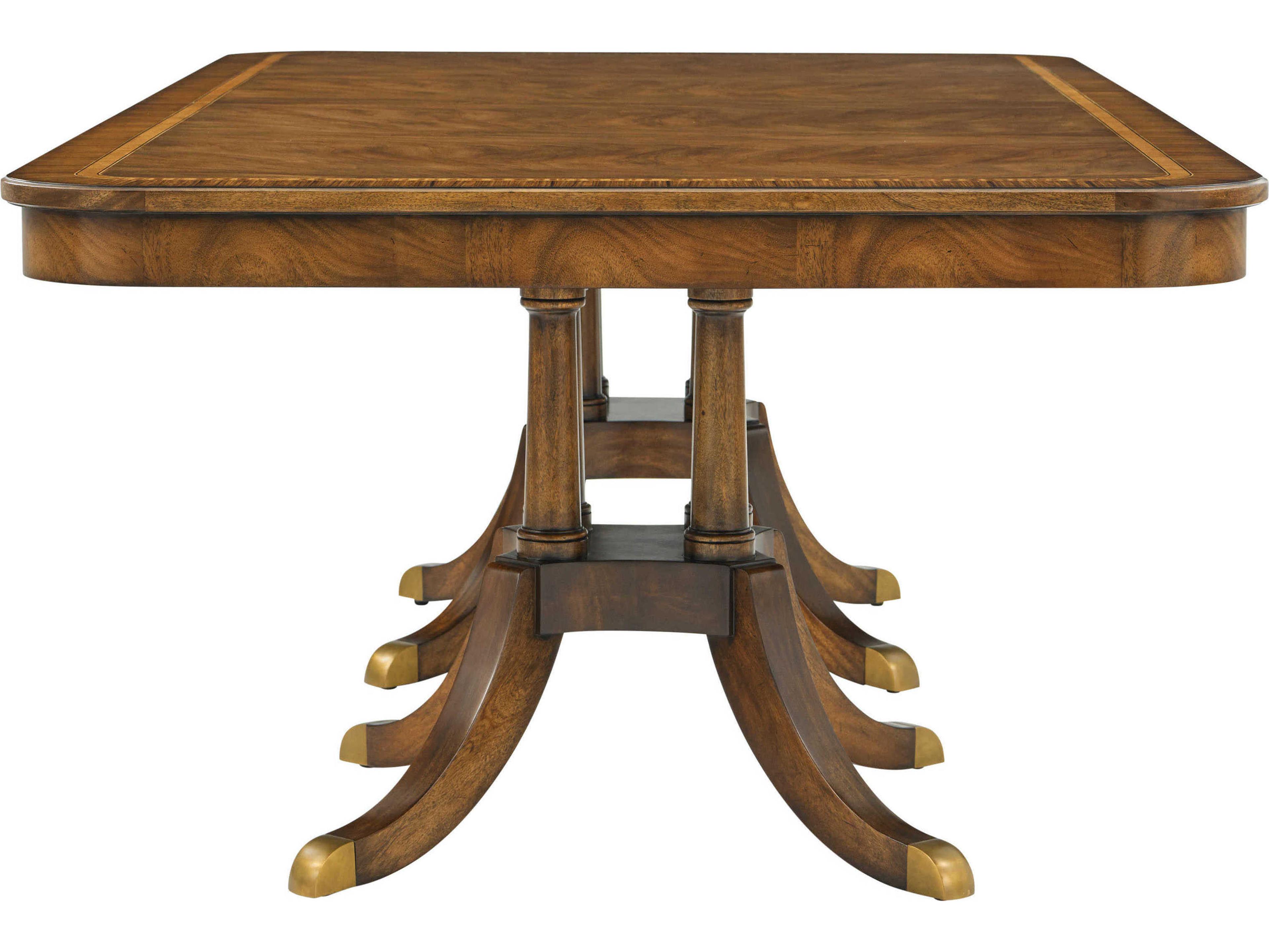 Theodore Alexander Sloane Rectangular Wood Classic English Sloane Dining Table