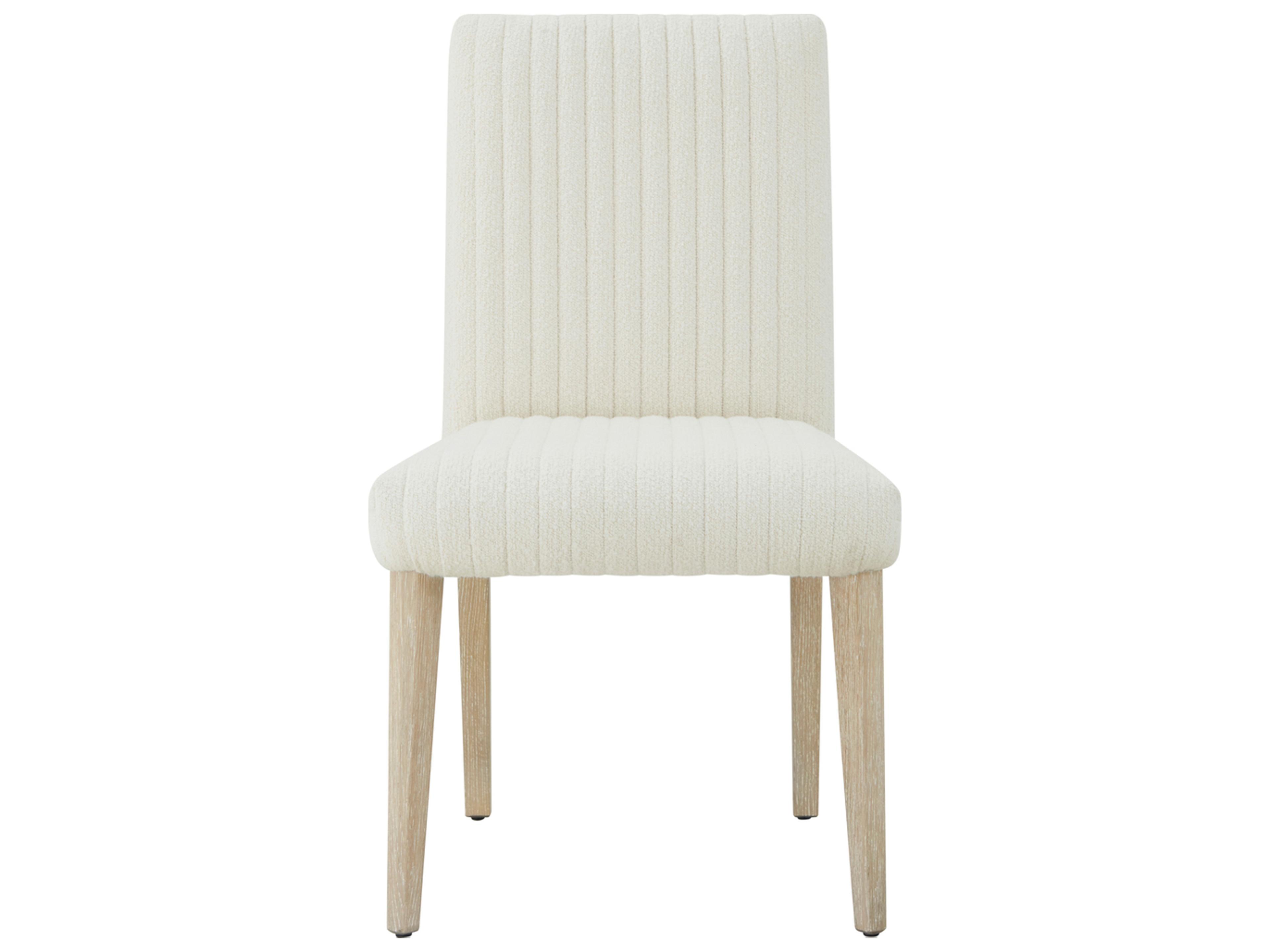 Theodore Alexander Horizon Natural Upholstered Armless Dining Chair