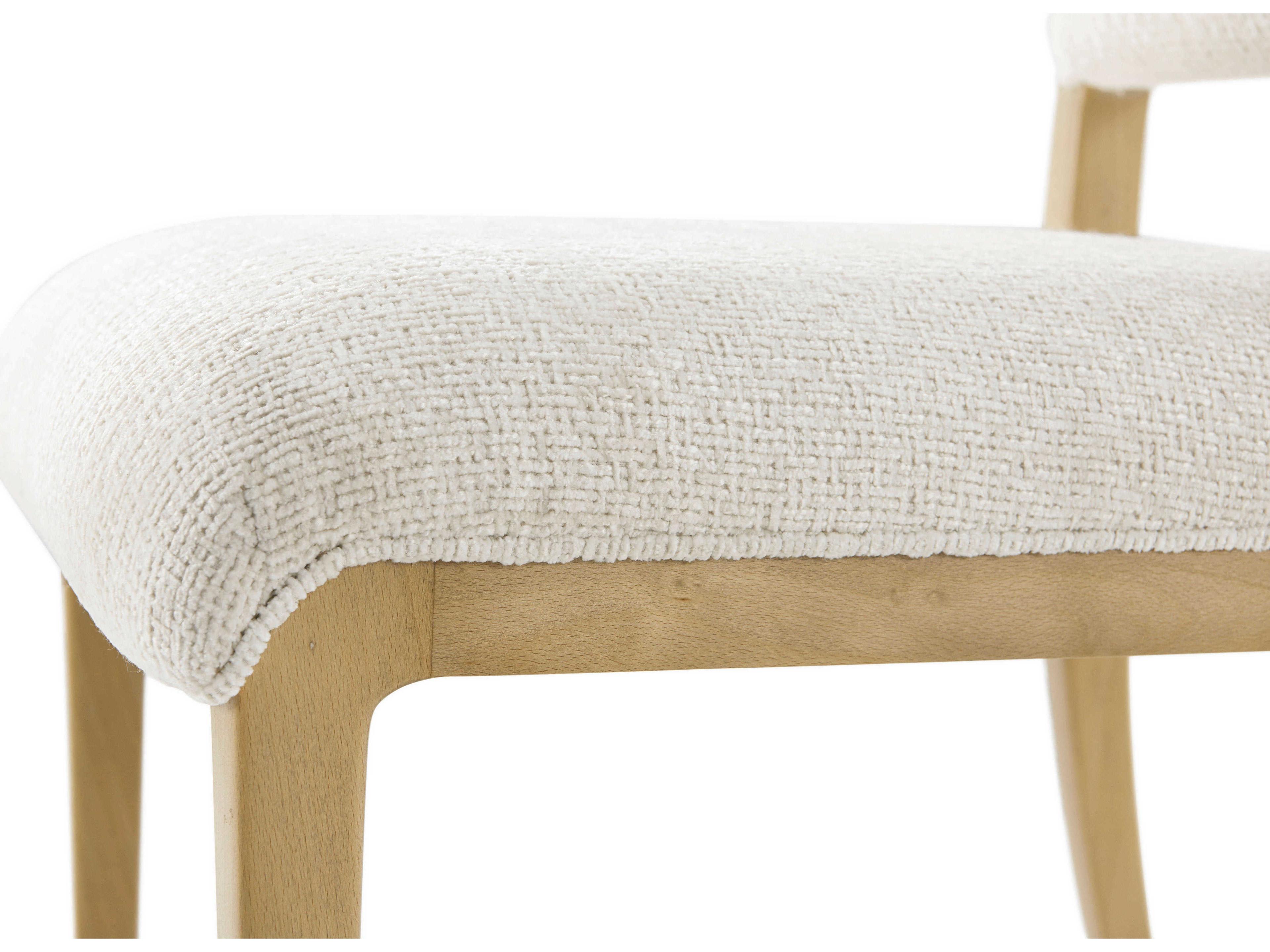 Theodore Alexander Origins Beige Upholstered Side Dining Chair