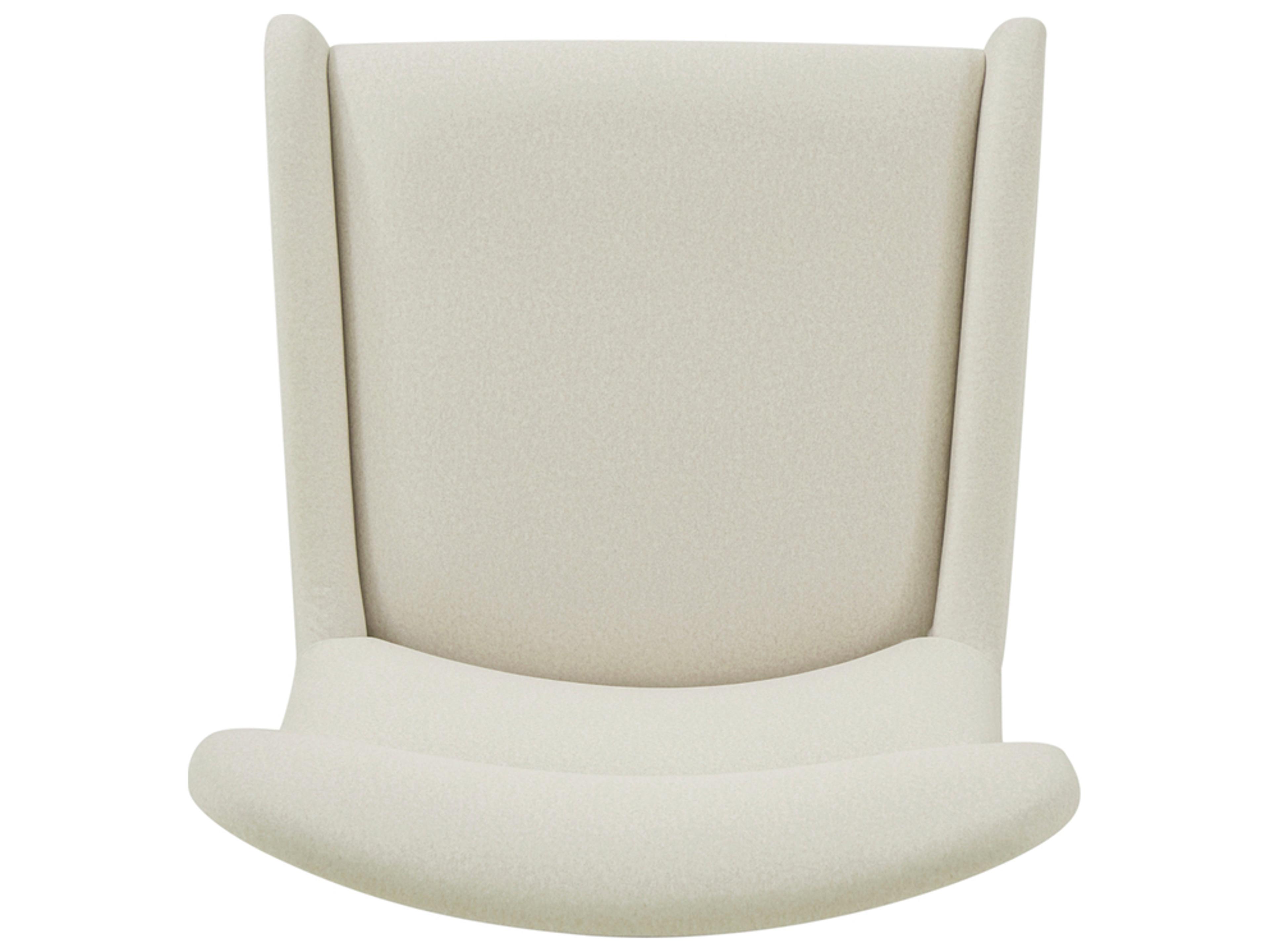 Theodore Alexander Judith Leiber Couture Solid Wood White Upholstered Armless Dining Chair