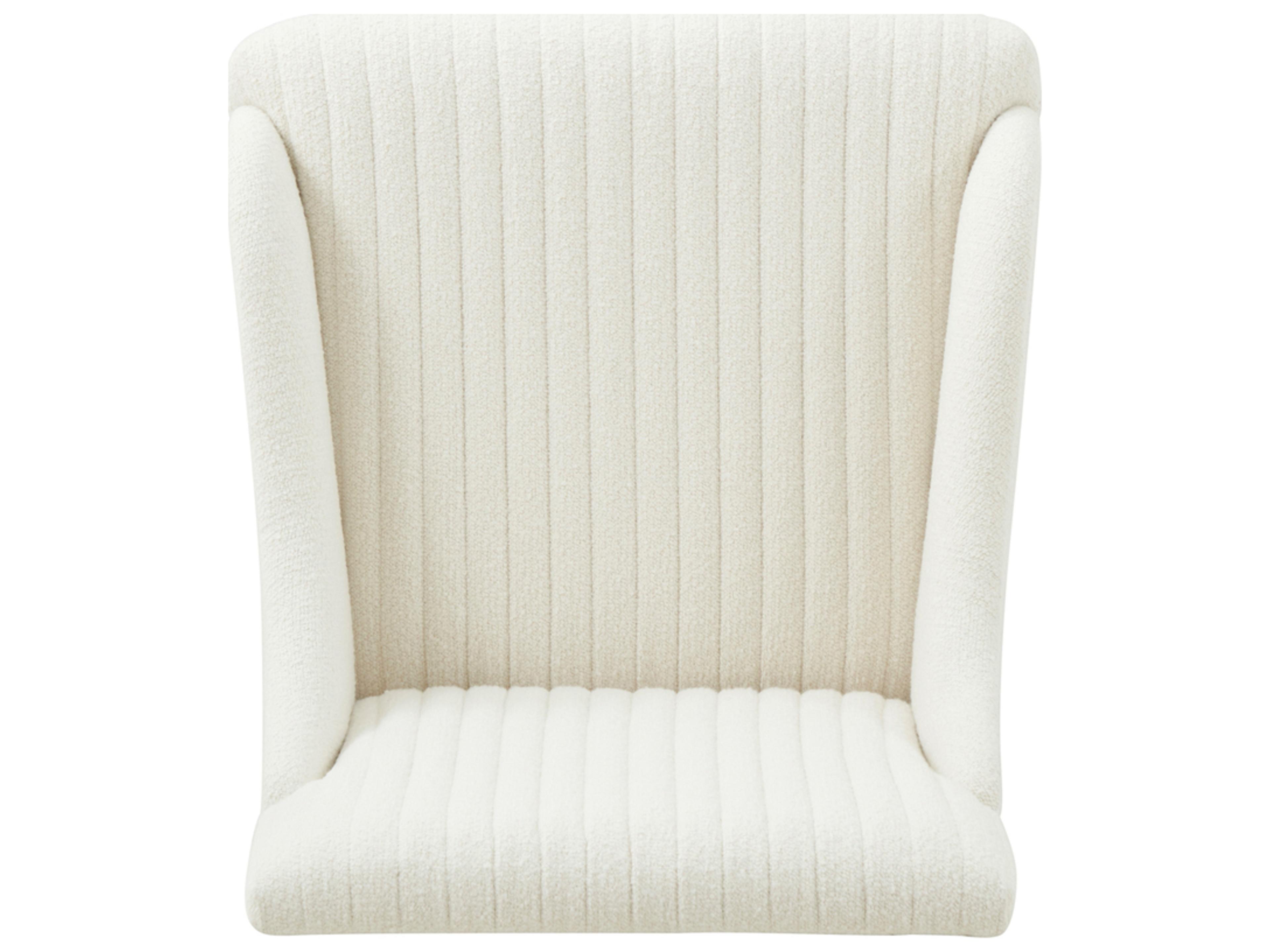 Theodore Alexander Horizon Solid Wood Natural Upholstered Arm Dining Chair