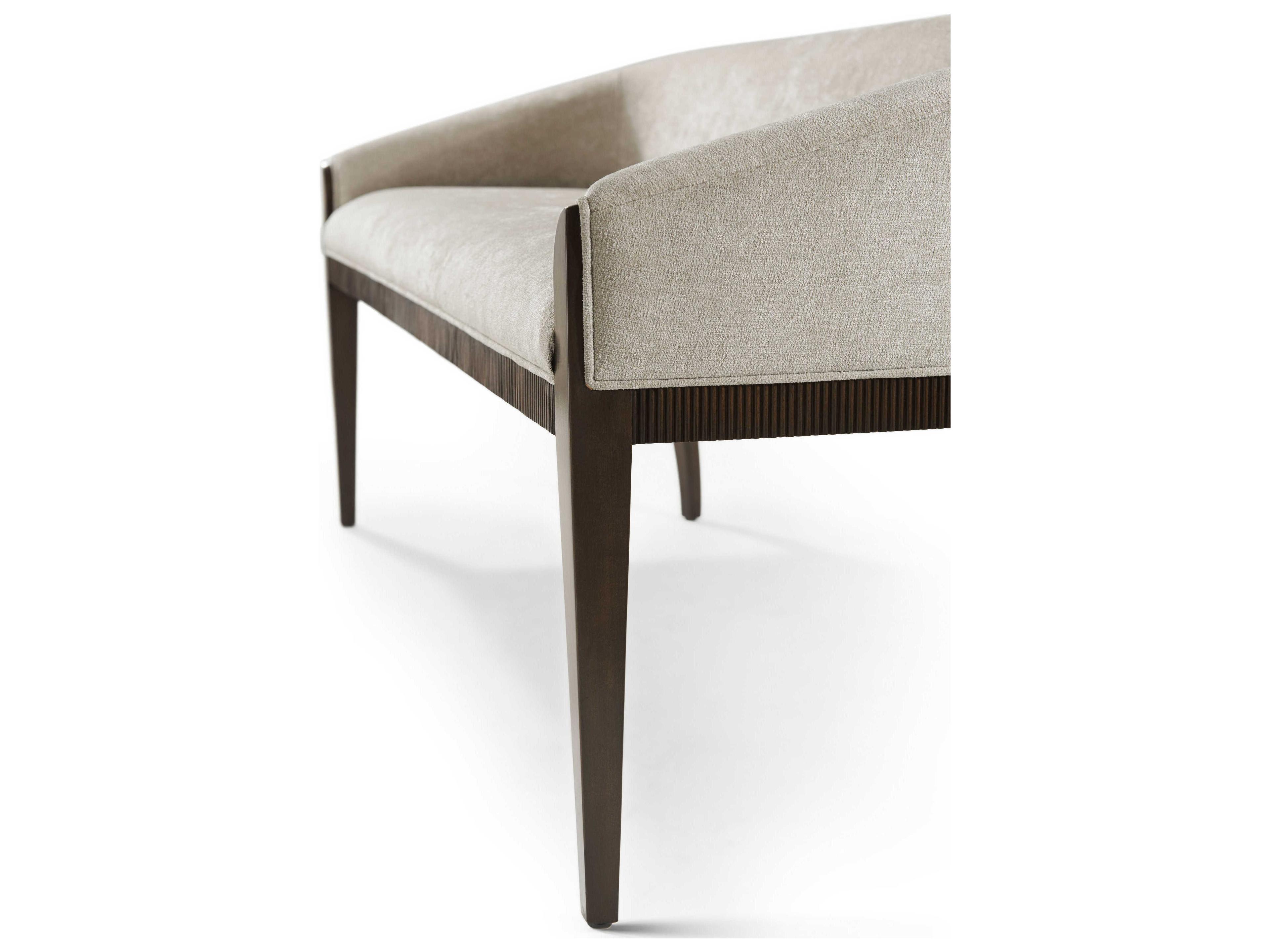 Theodore Alexander Lido Bistre Beech Lido Accent Bench