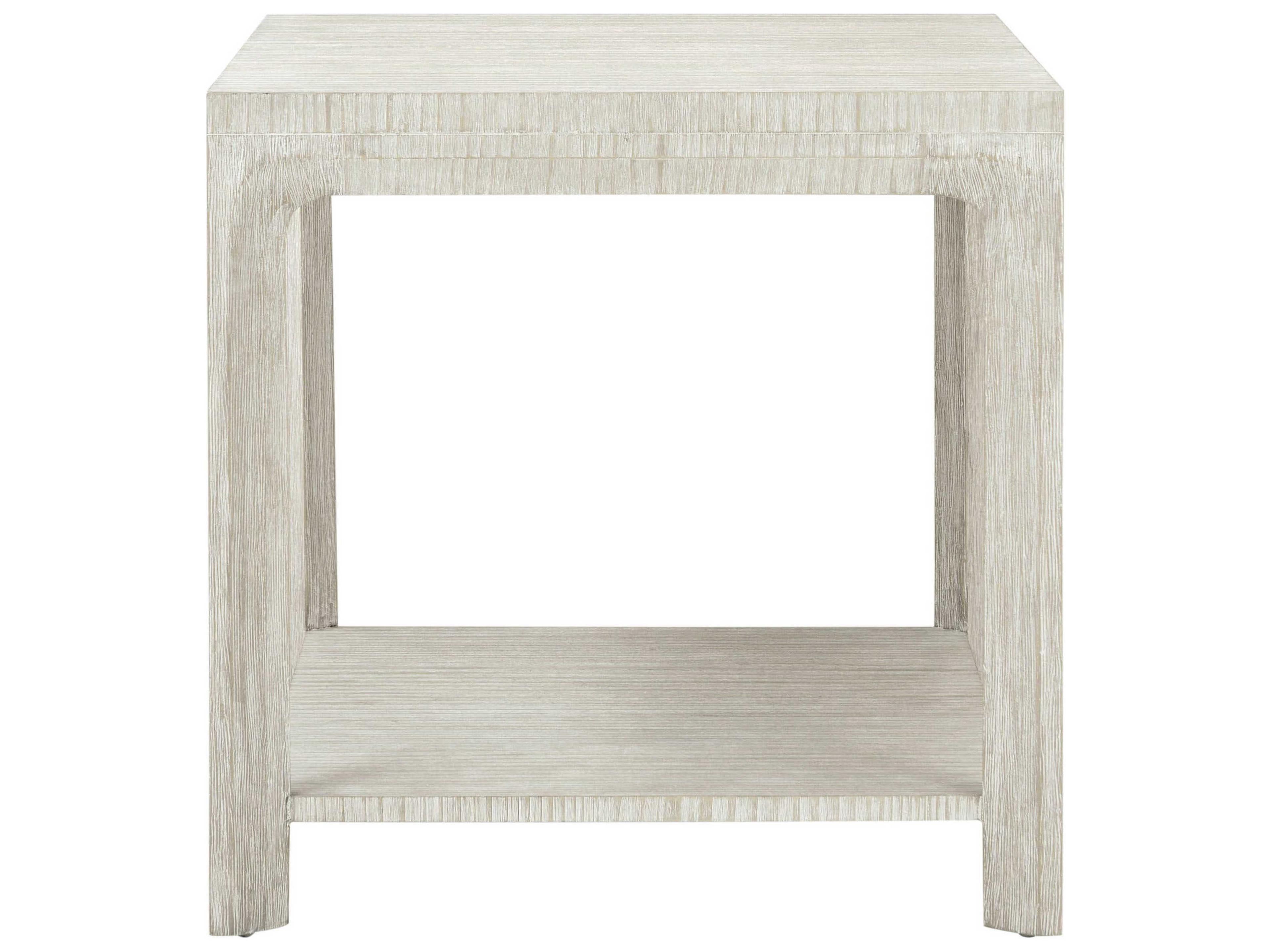 Theodore Alexander Breeze Rectangular Wood Sea Salt End Table