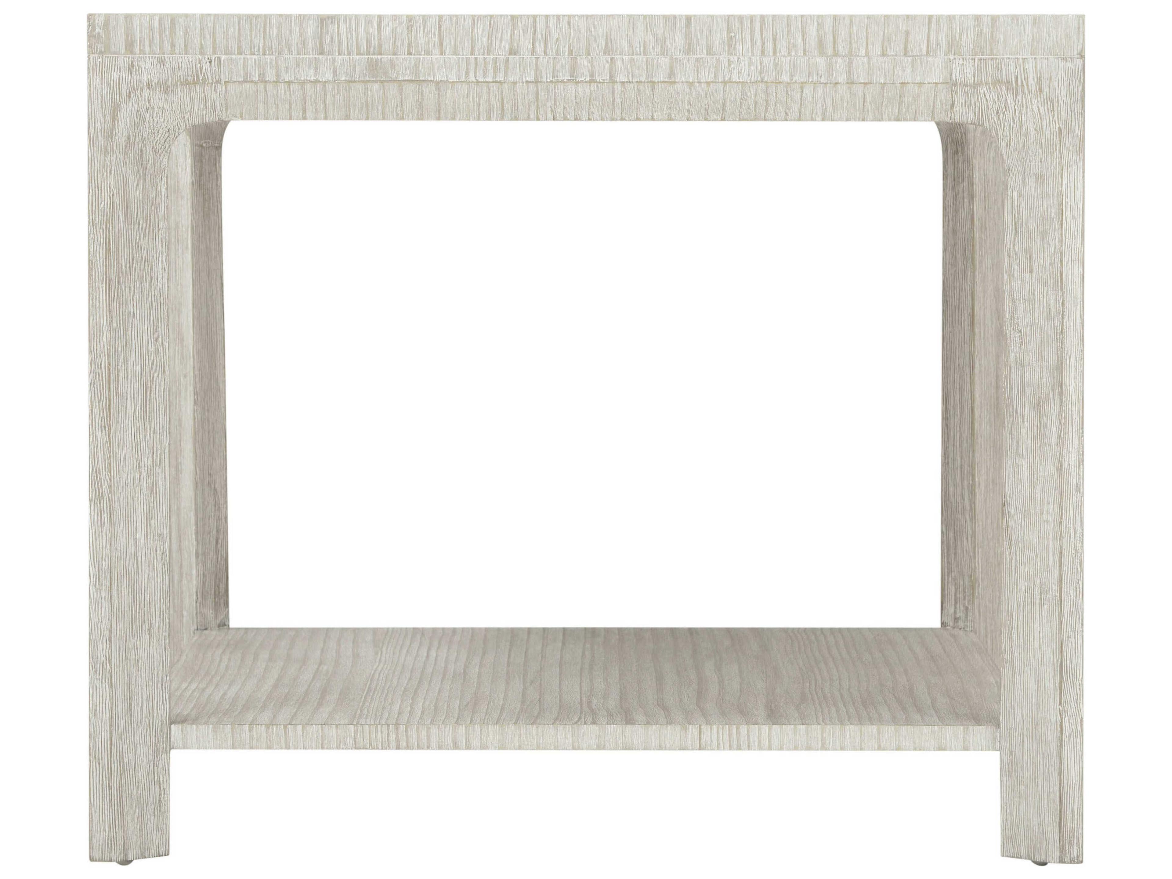 Theodore Alexander Breeze Rectangular Wood Sea Salt End Table