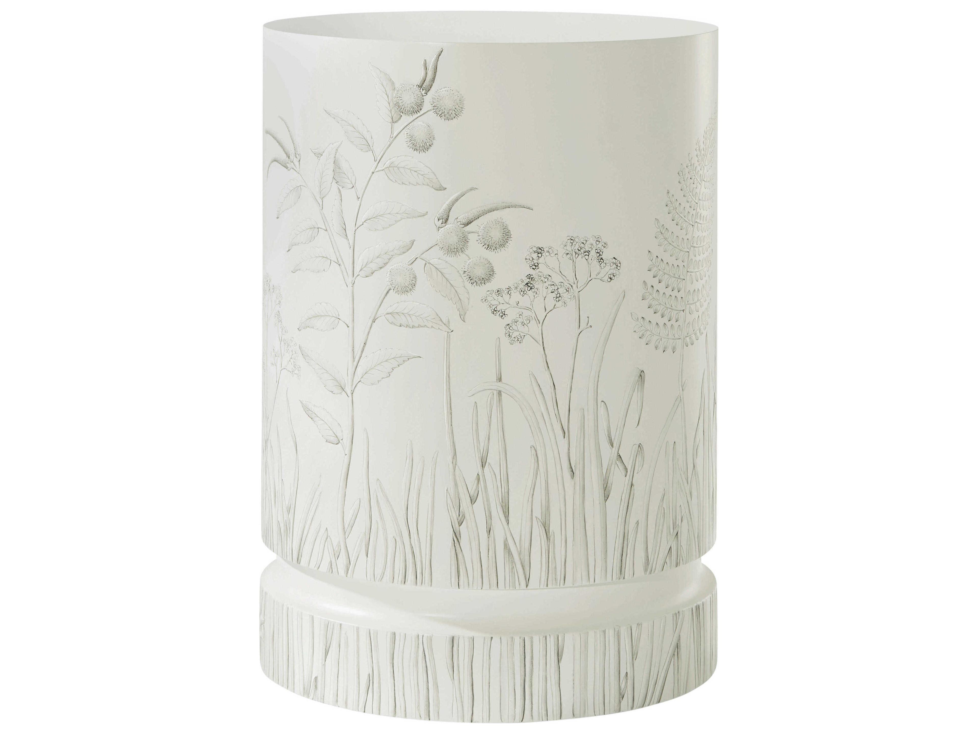 Ta Originals Round Wood Statuary End Table