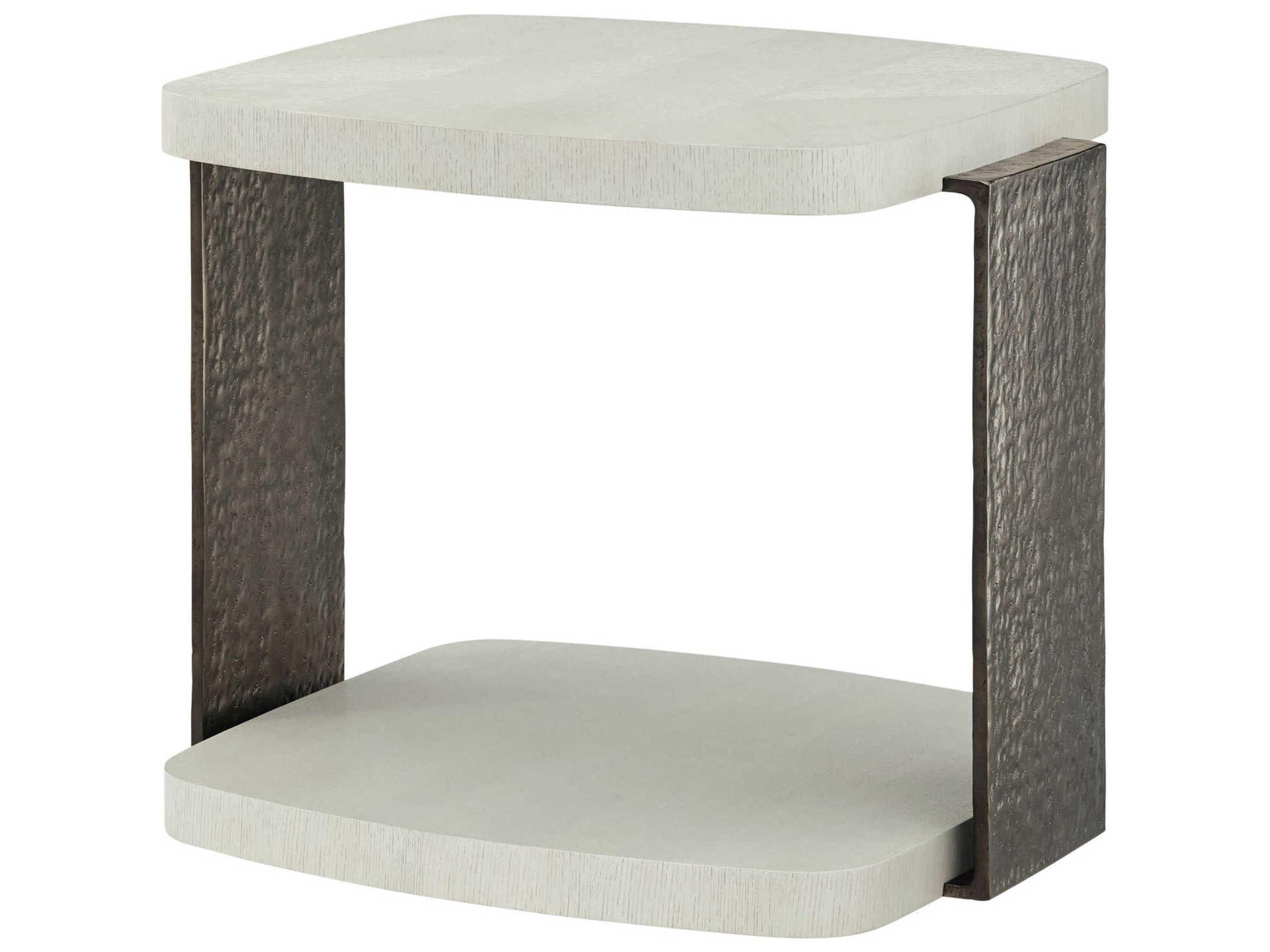 Essence Rectangular Wood Opal End Table