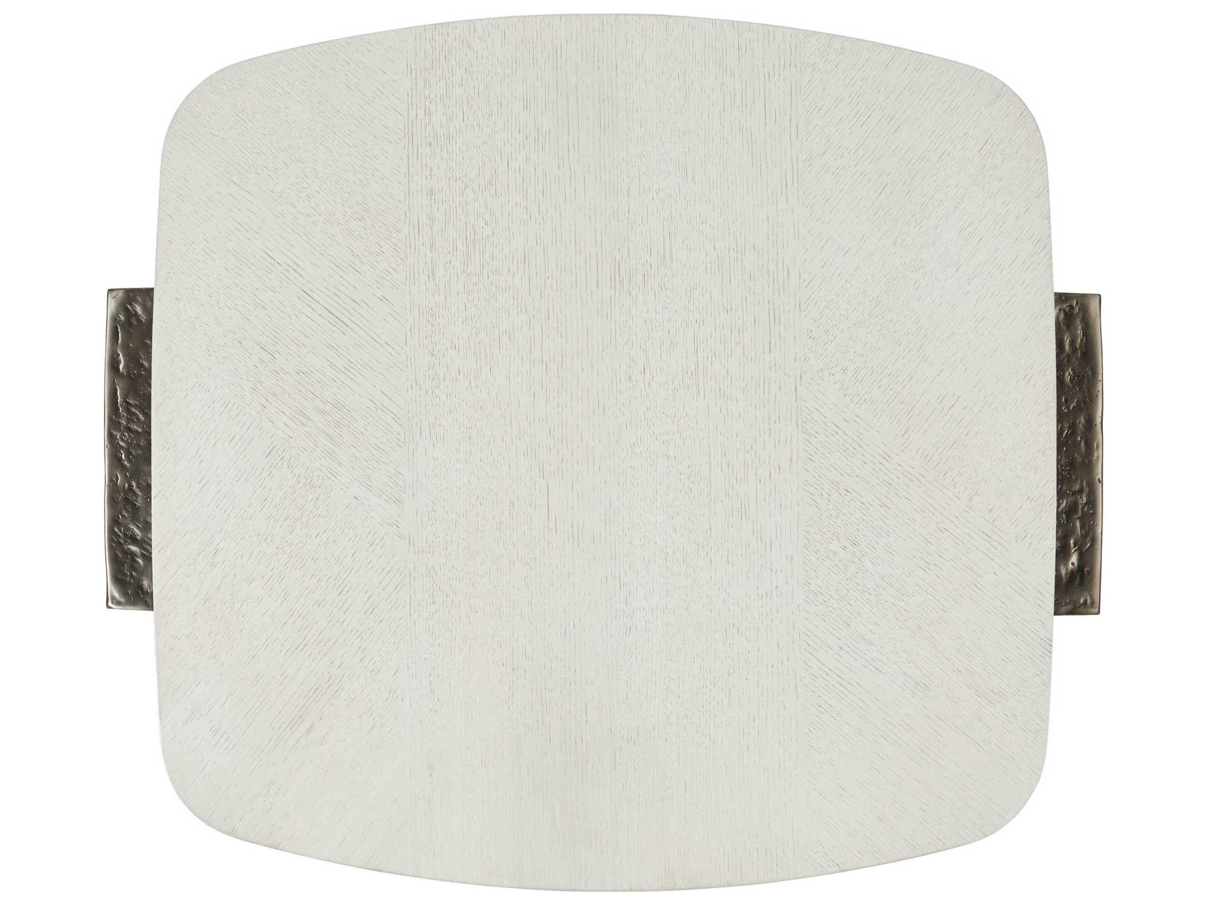 Theodore Alexander Essence Rectangular Wood Opal End Table