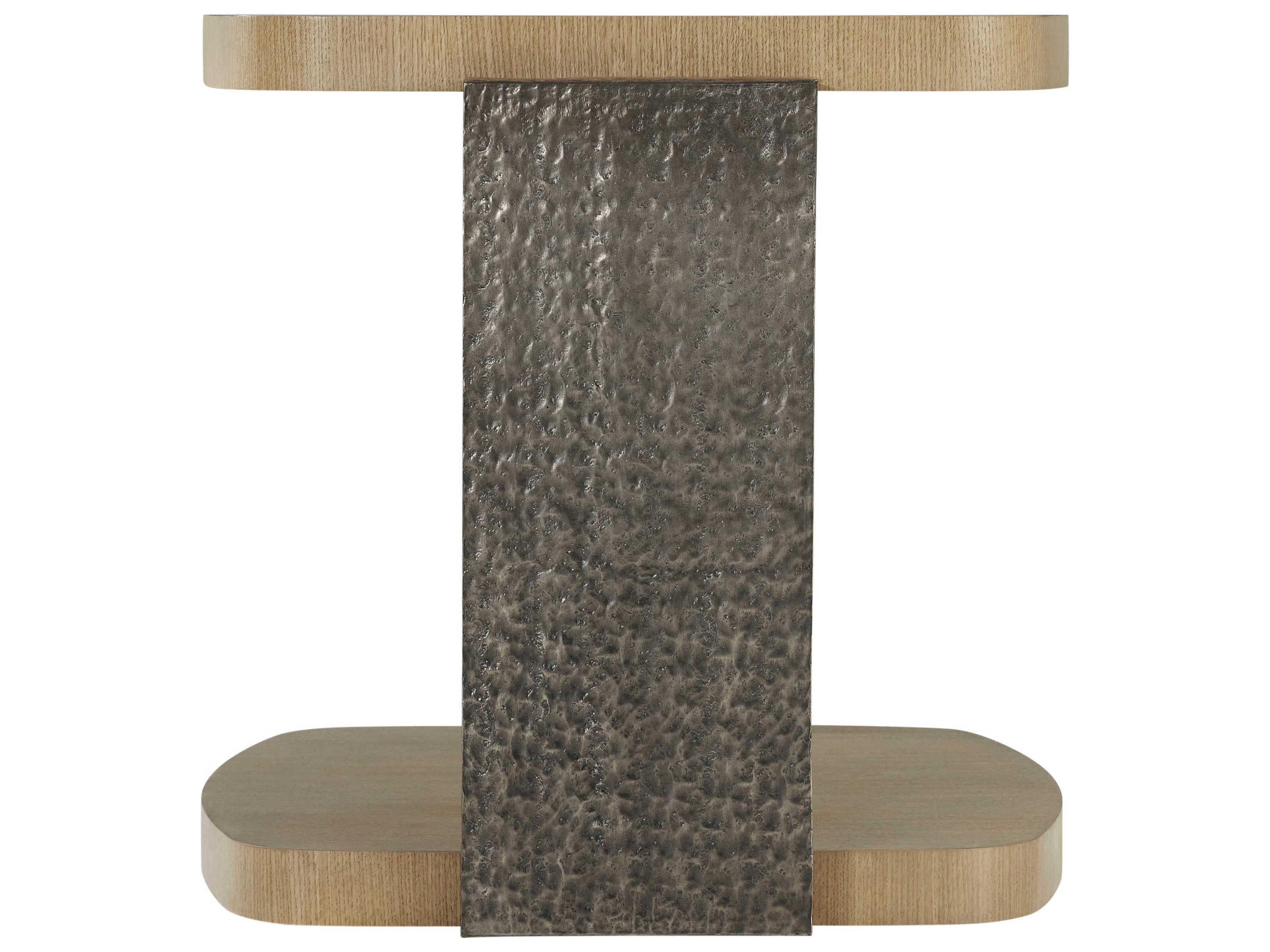 Theodore Alexander Essence Rectangular Wood Blonde End Table