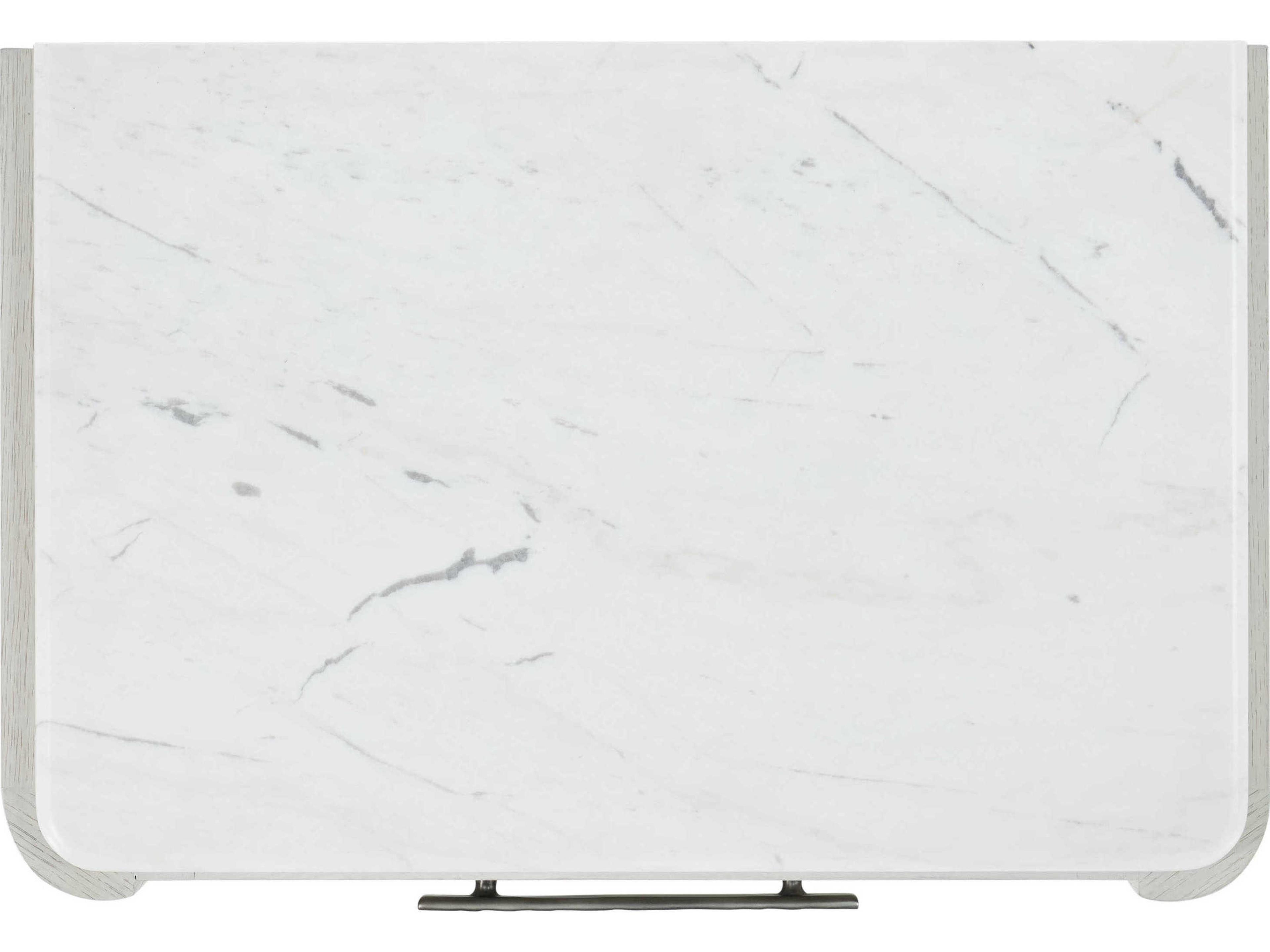 Theodore Alexander Essence 1-Drawer White Nightstand