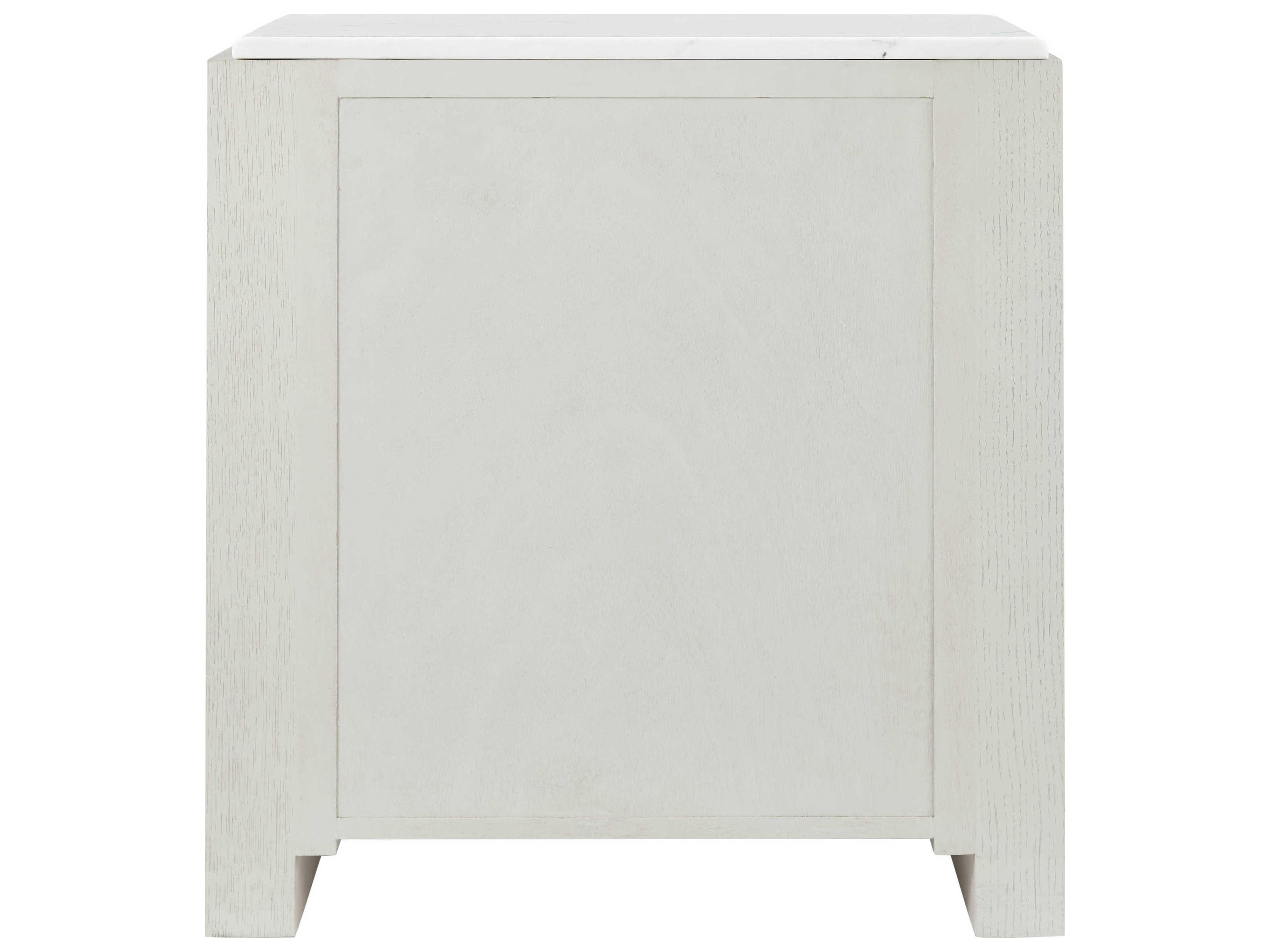 Theodore Alexander Essence 1-Drawer White Nightstand